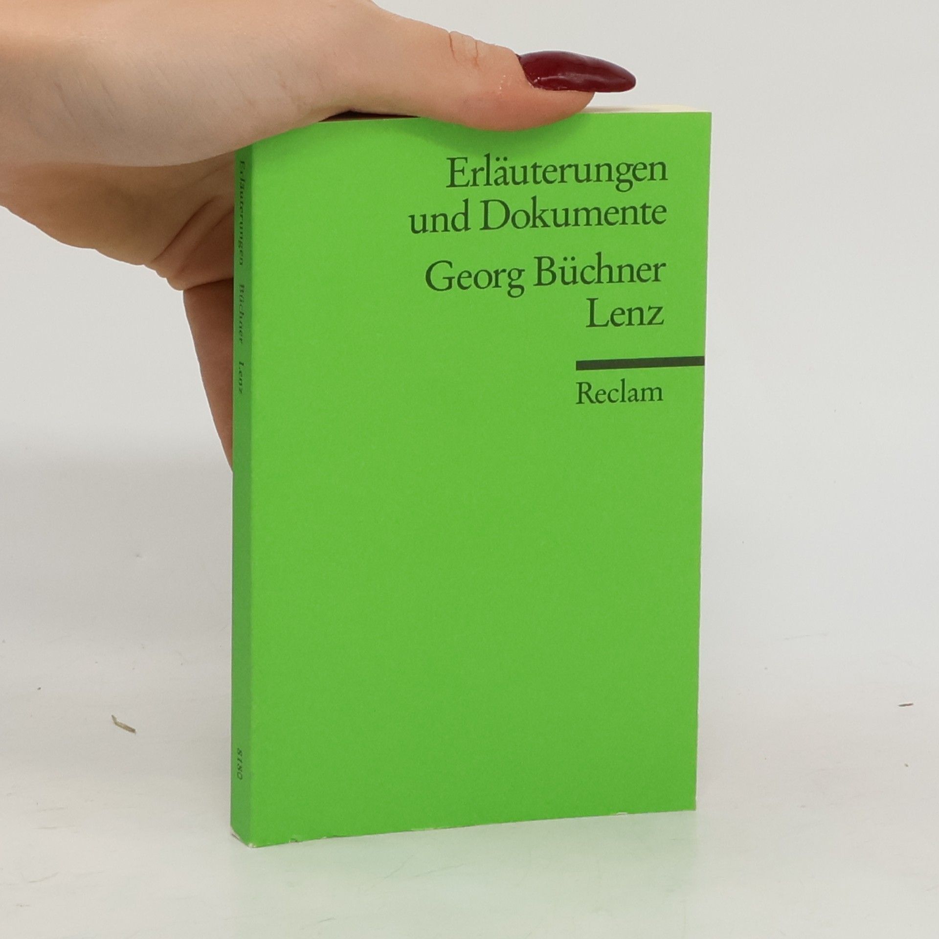Georg Büchner Erläuterungen und Dokumente