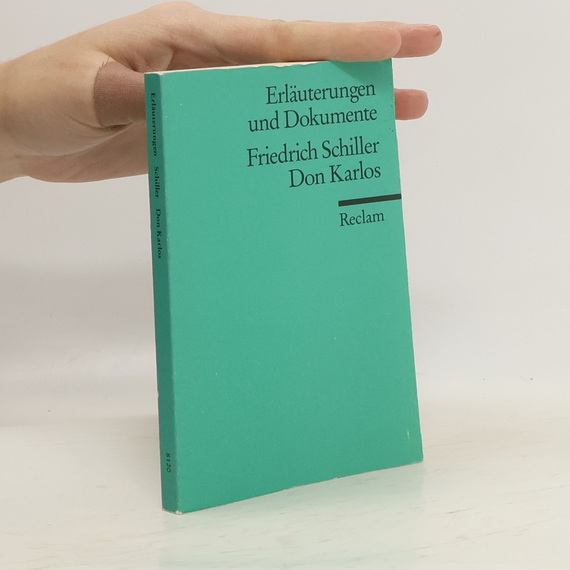 Karl Pörnbacher Friedrich Schiller, Don Carlos