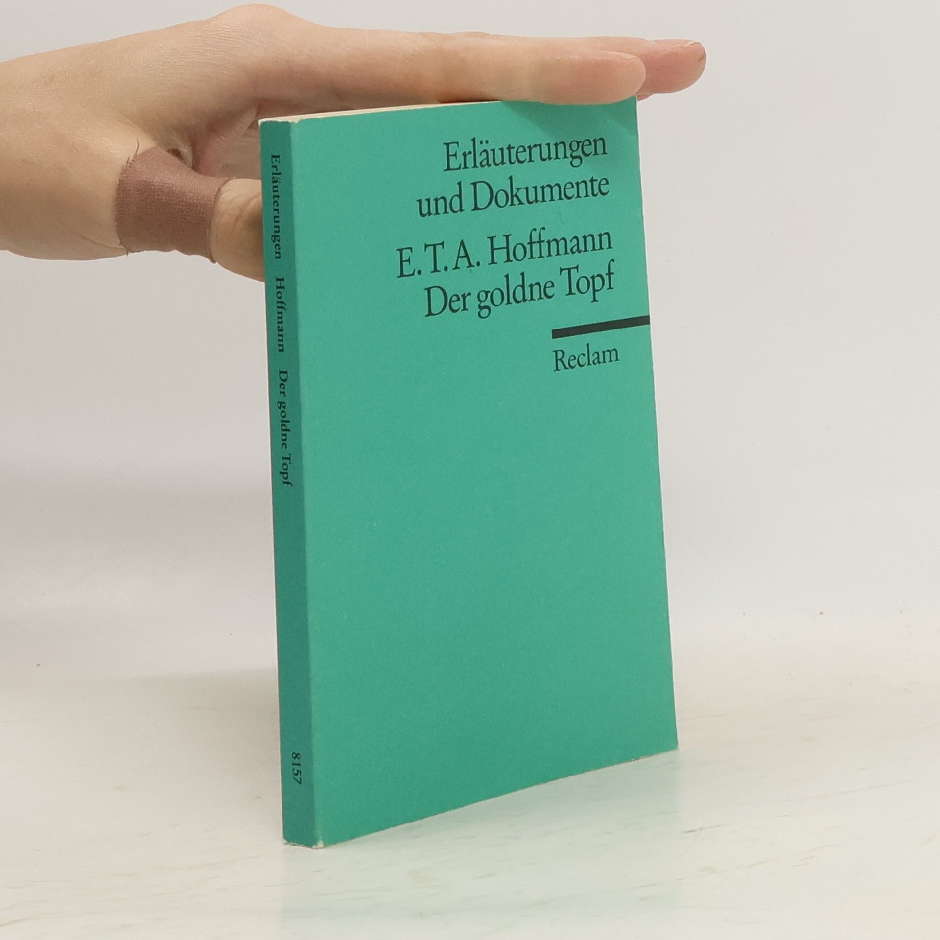 Paul-Wolfgang Jaegers E. T. A. Hoffmann, Der goldne Topf