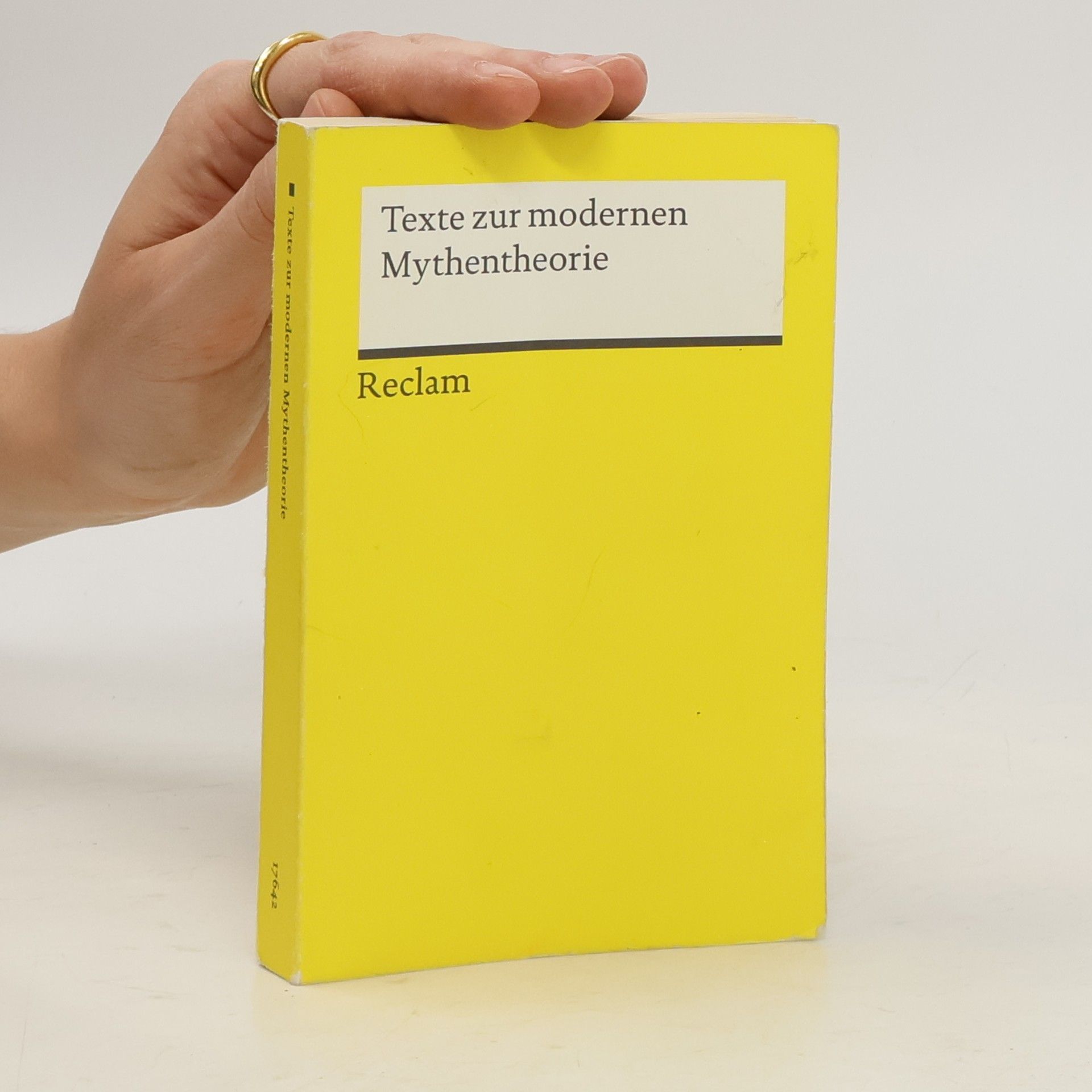 Wilfried Barner Texte zur modernen Mythentheorie