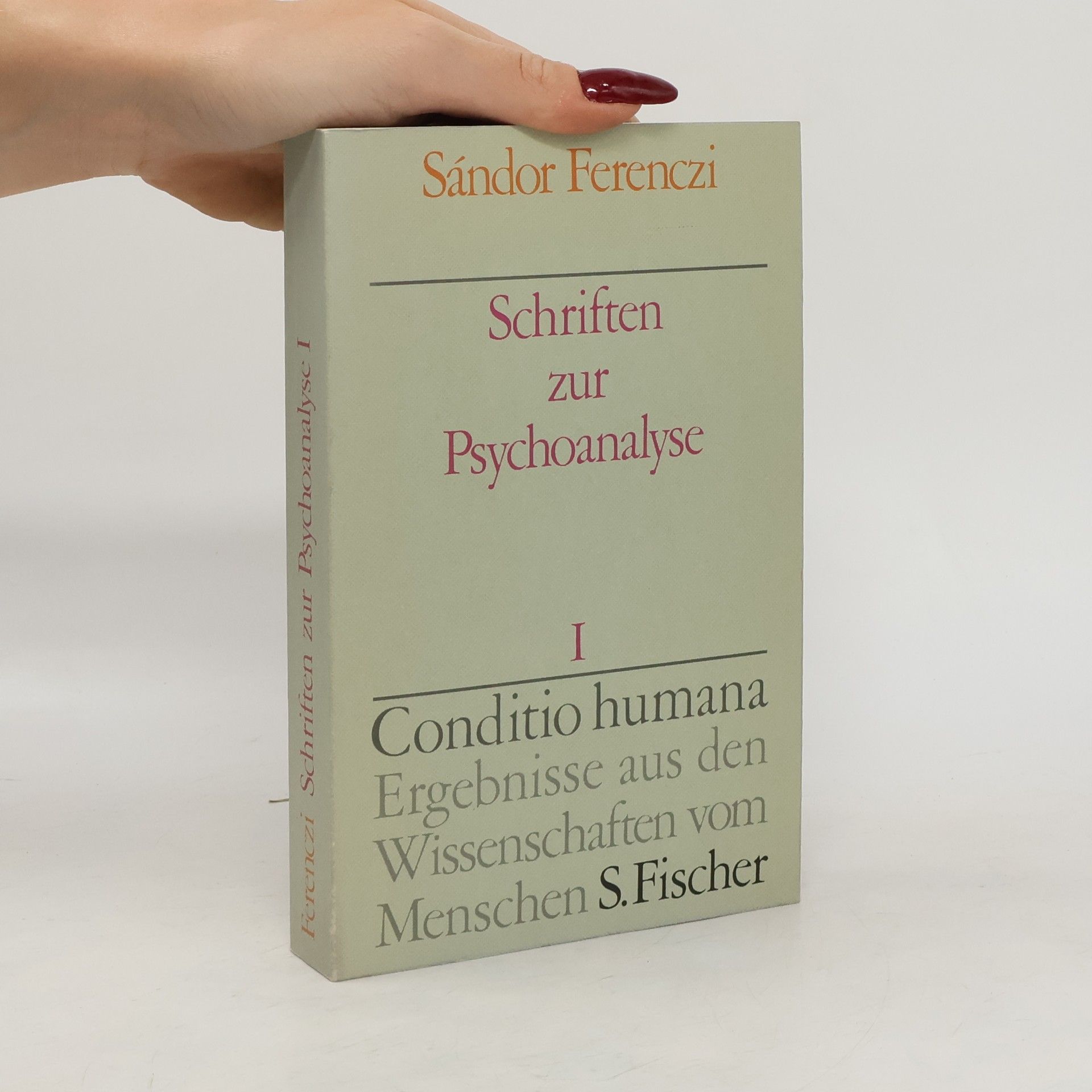 Sándor Ferenczi Schriften zur Psychoanalyse I