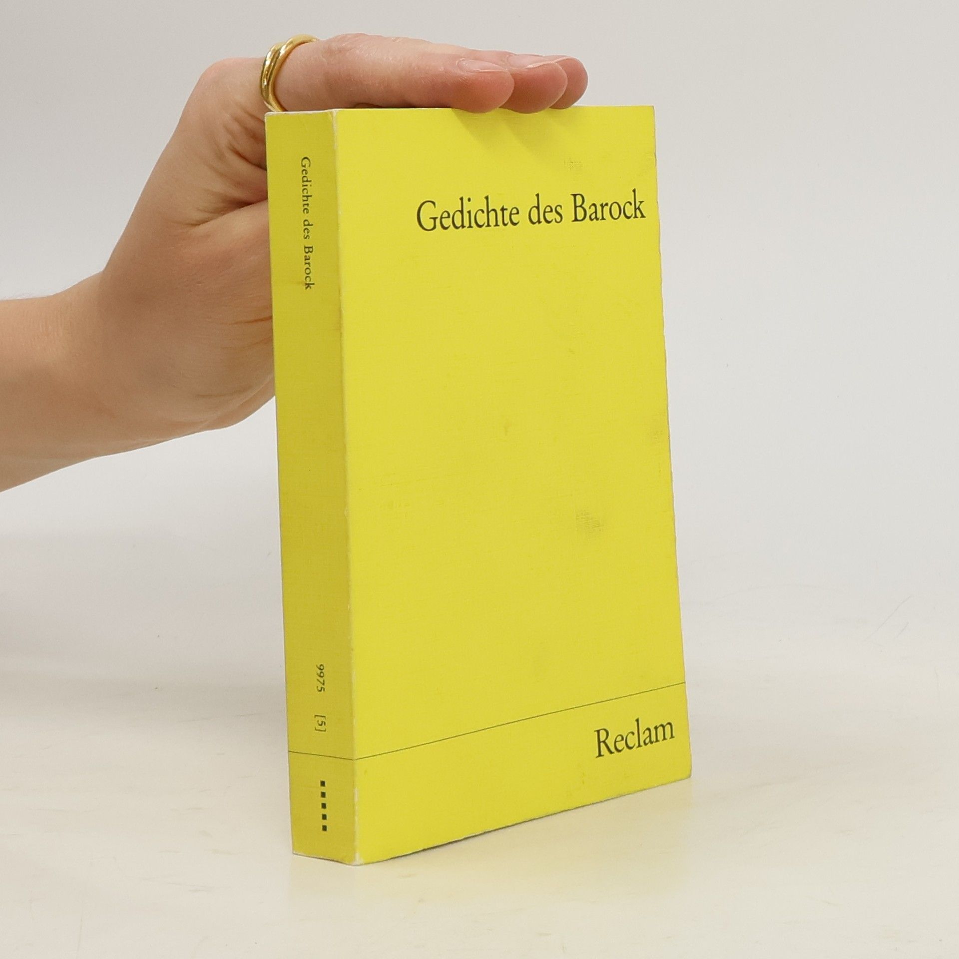 Ulrich Maché Gedichte des Barock