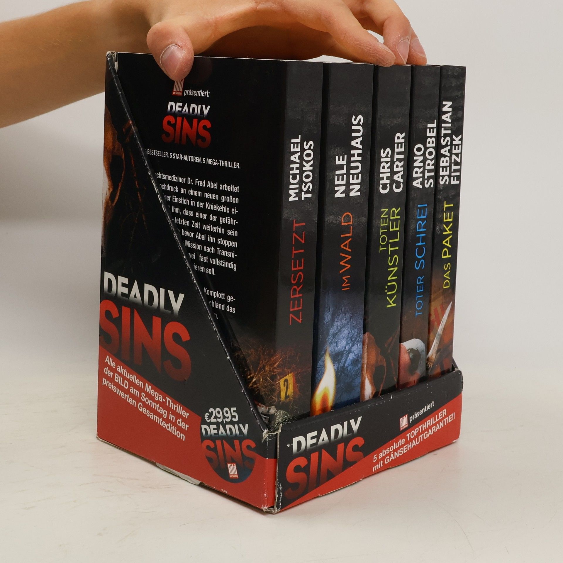 Arno Strobel Deadly Sins Box Set: Toter Schrei; Zersetzt; Toter Künstler; Im Wald; Das Paket