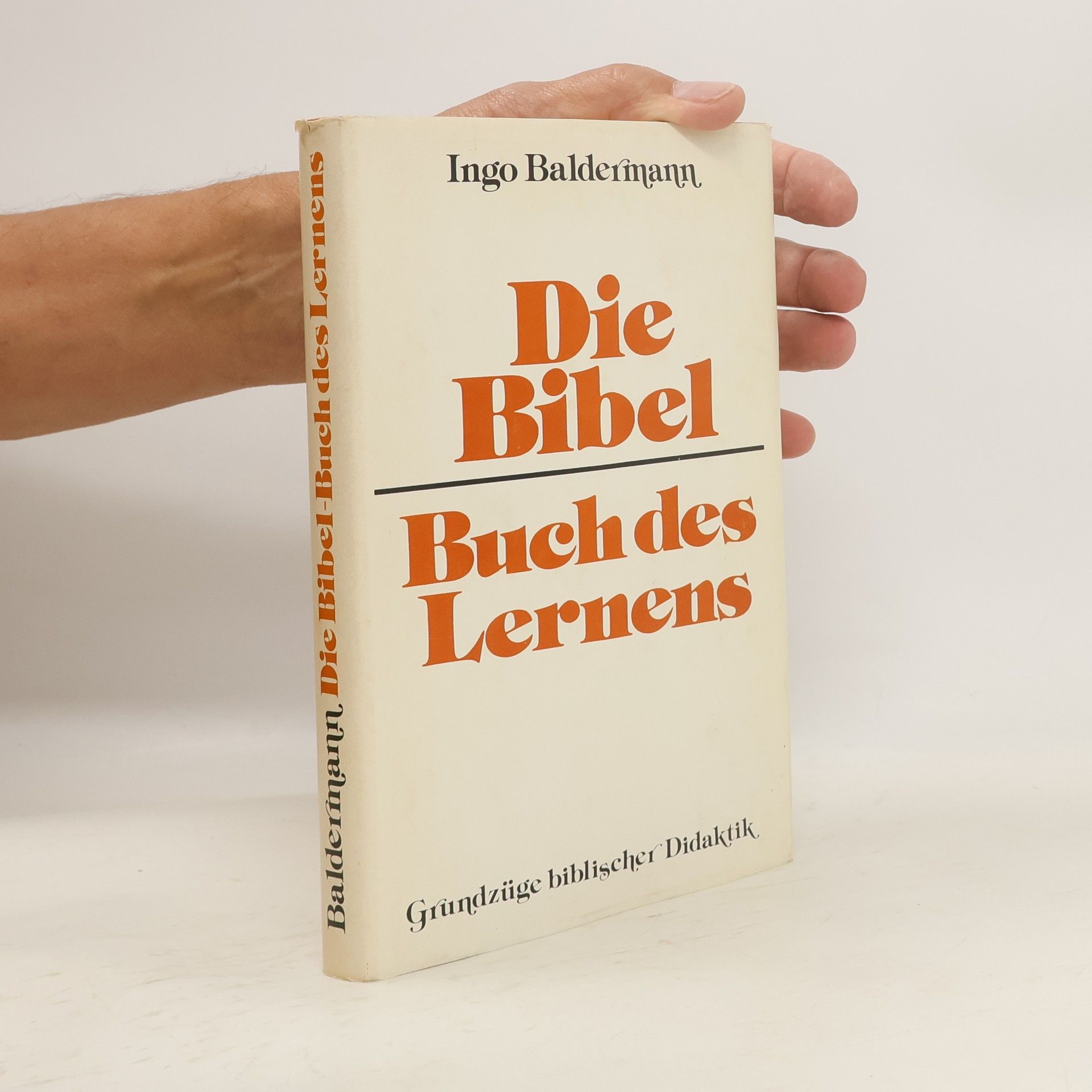 Ingo Baldermann Die Bibel. Buch des Lernens