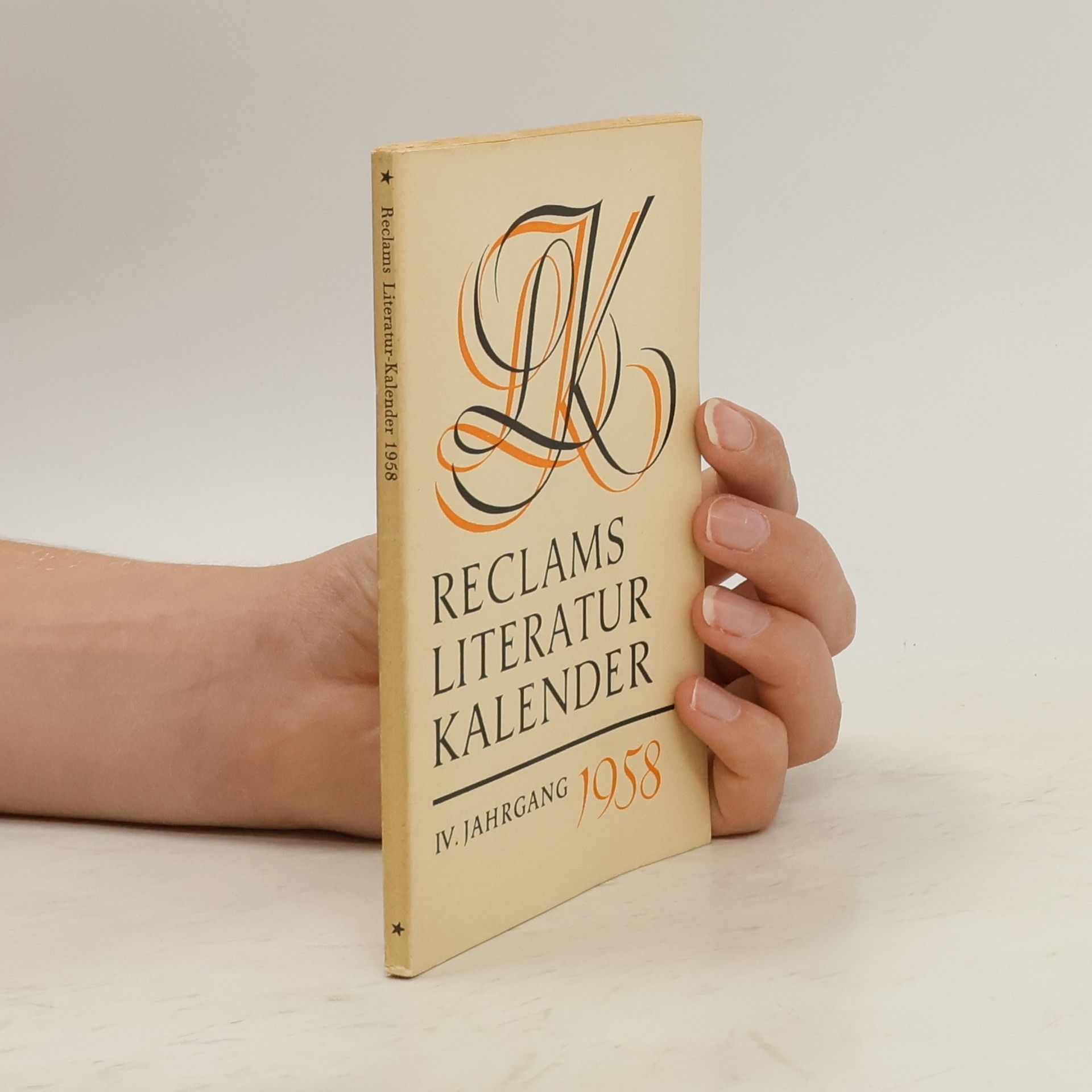 Autorenkollektiv Reclams Literatur Kalender 1958