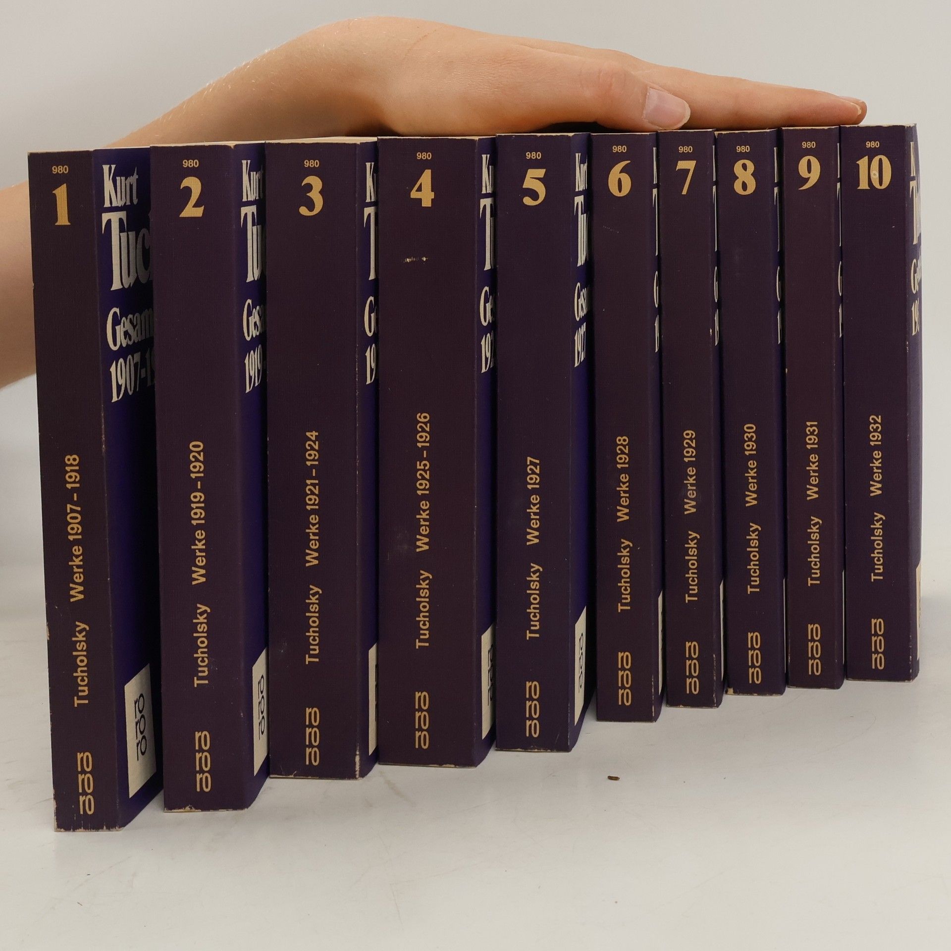 Kolektiv autorů Gesammelte Werke von Kurt Tucholsky 1-10
