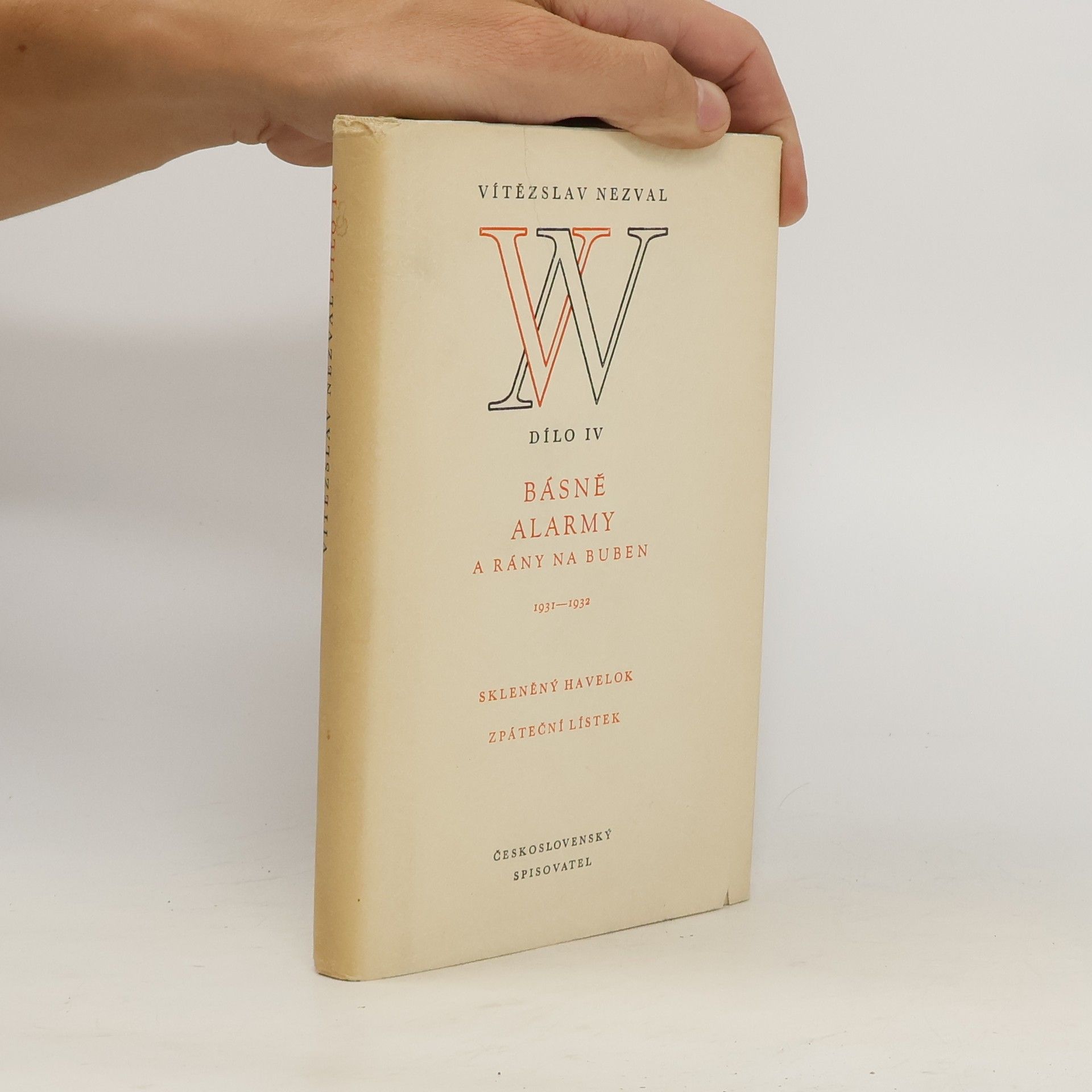 Vítězslav Nezval Dílo IV. Básně alarmy a rány na buben
