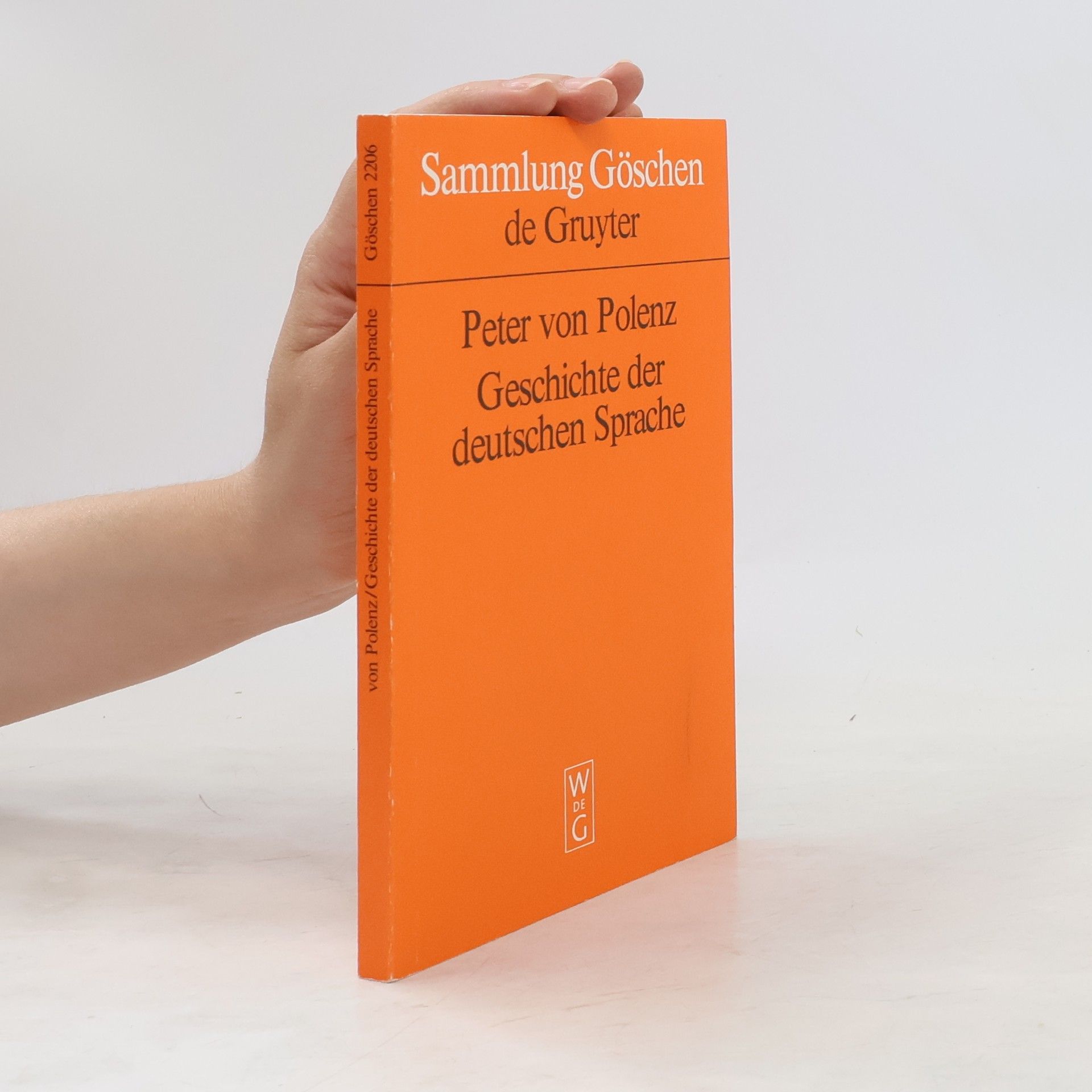 Peter von Polenz Geschichte der deutschen Sprache