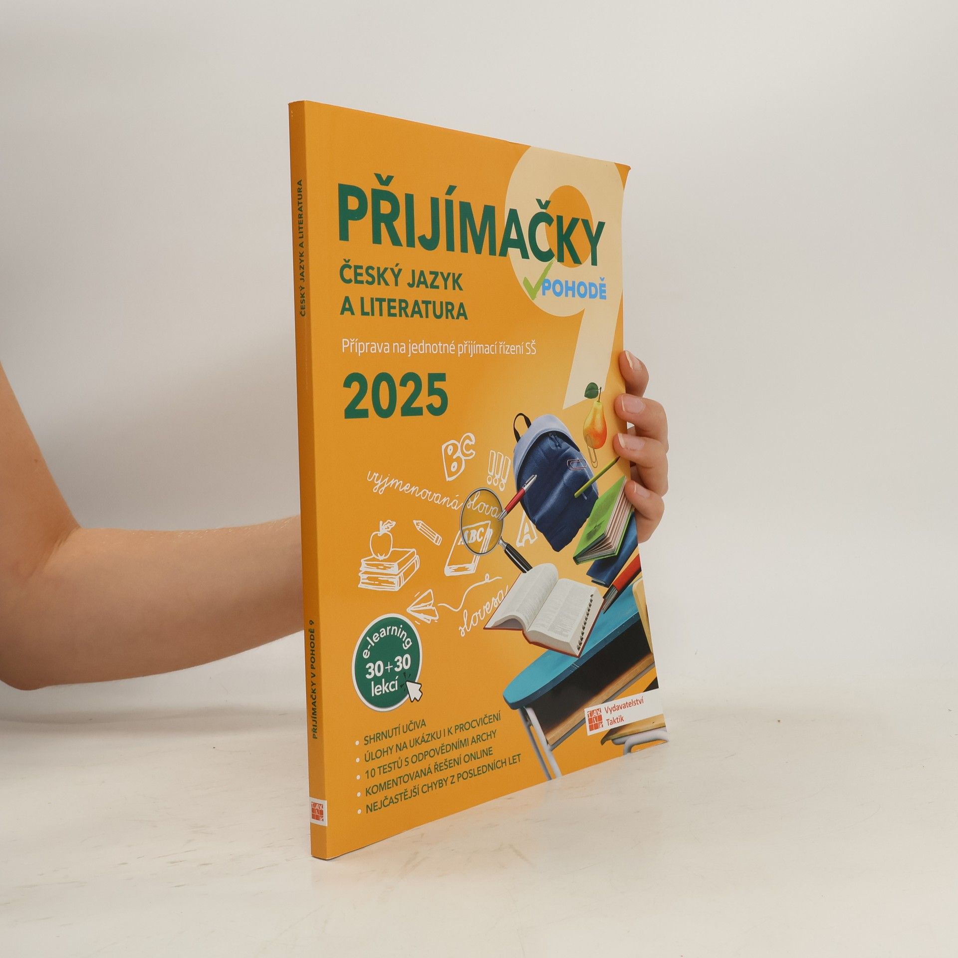 Kolektiv autorů Přijímačky 9 Český jazyk a literatura + E-learning 2025