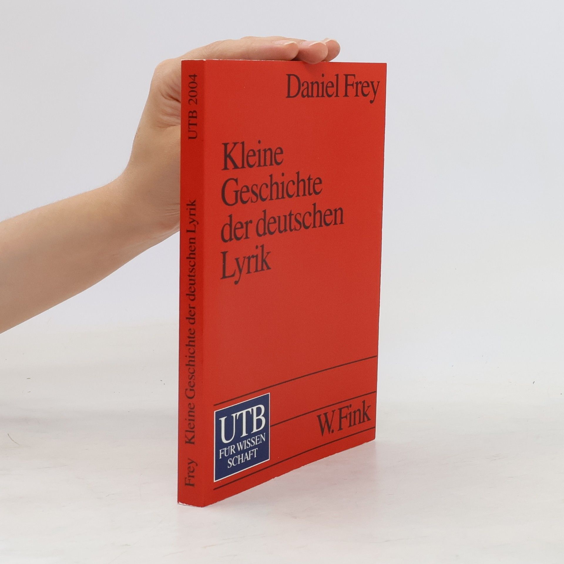 Daniel Frey UTB: Kleine Geschichte der deutschen Lyrik