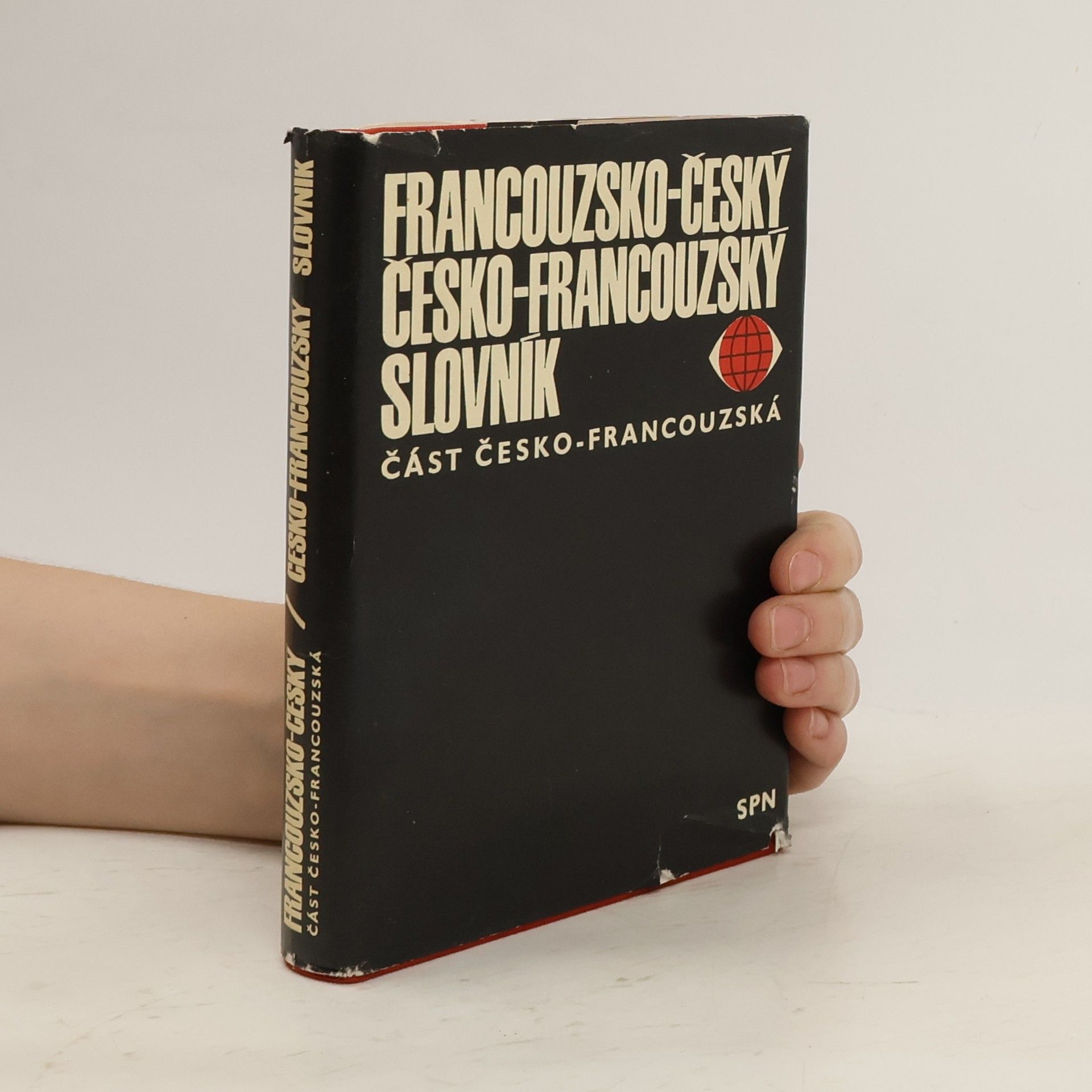Francouzsko-český, česko-francouzský slovník. Část česko-francouzská