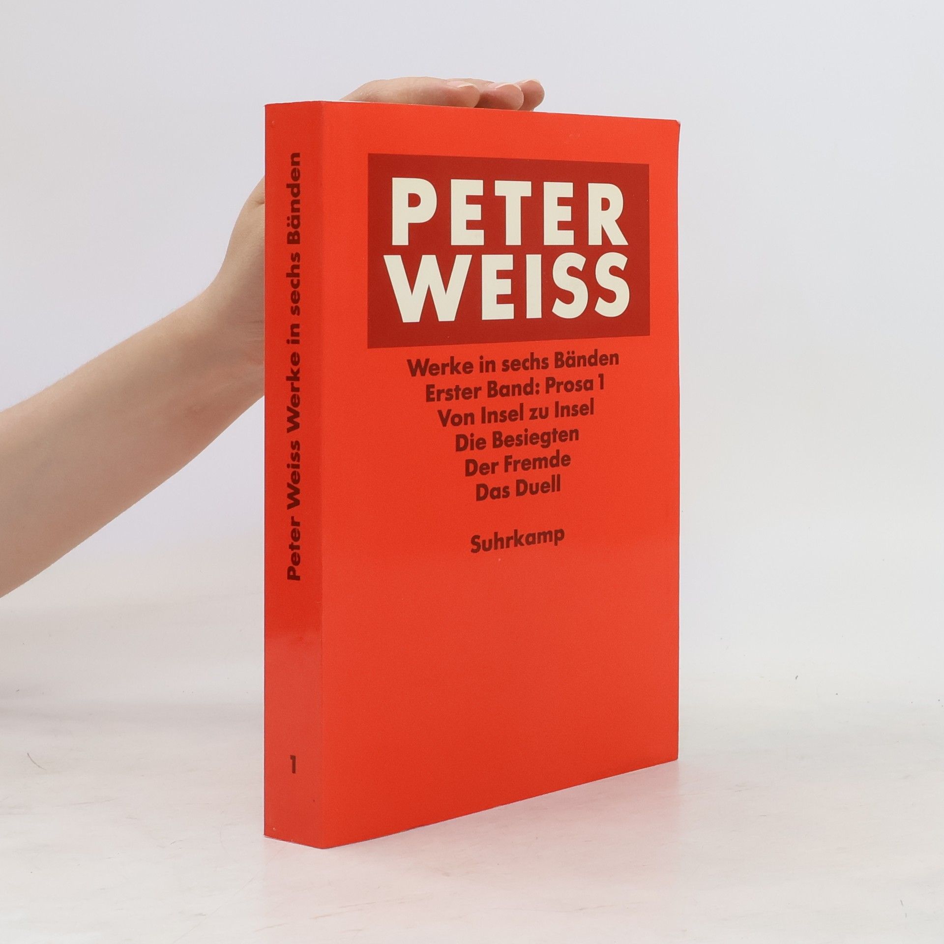Petr Weiss Werke in sechs Bänden. Erster Band