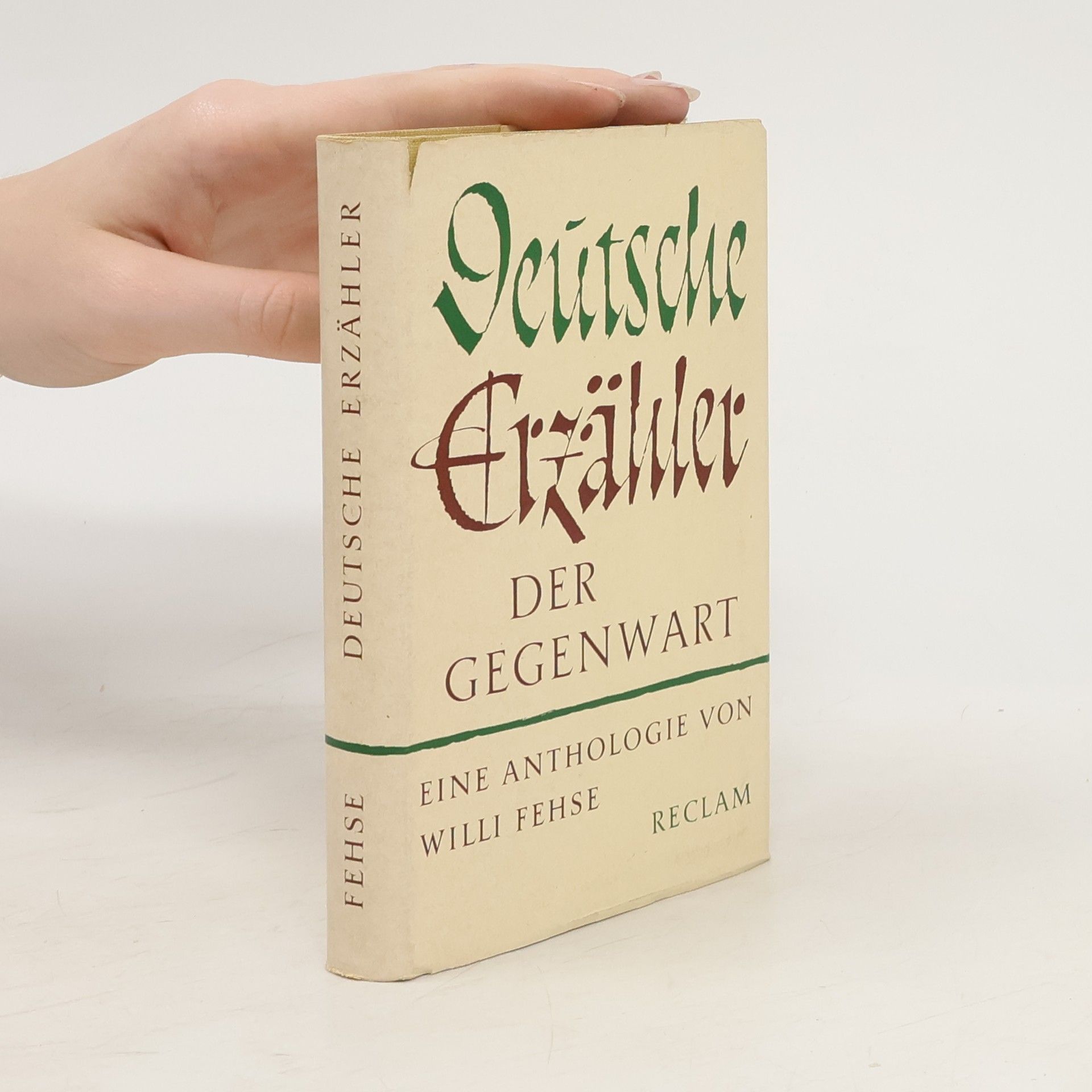 Willi Fehse Deutsche Erzähler der Gegenwart