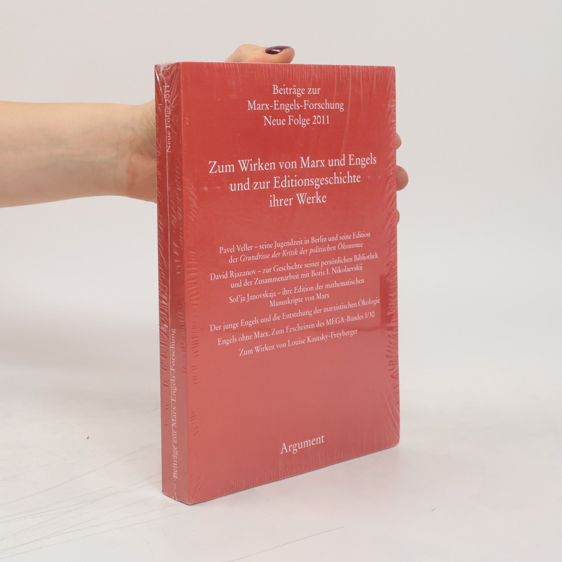 Carl Erich Vollgraf Zum Wirken von Marx und Engels und zur Editionsgeschichte ihrer Werke