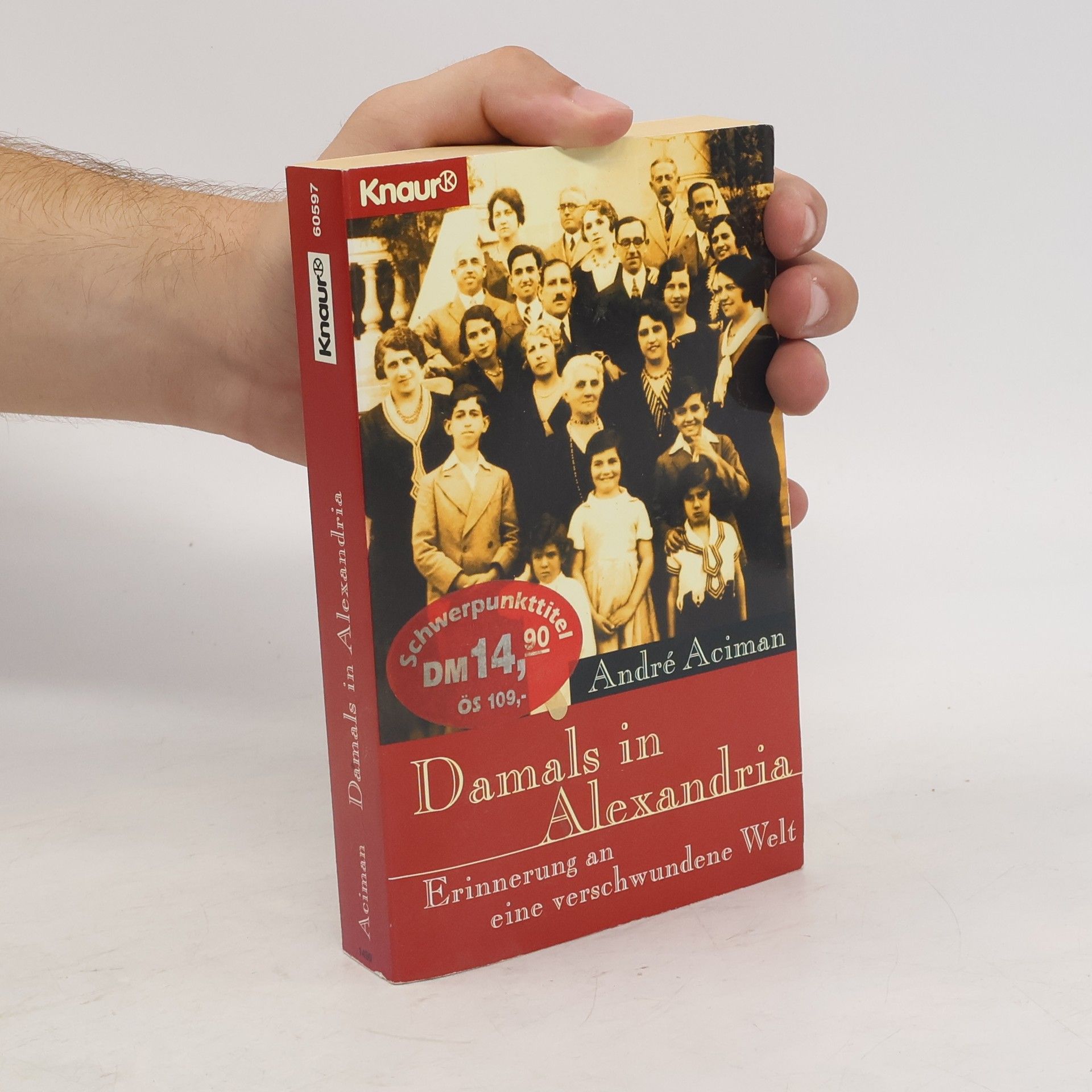 André Aciman Damals in Alexandria