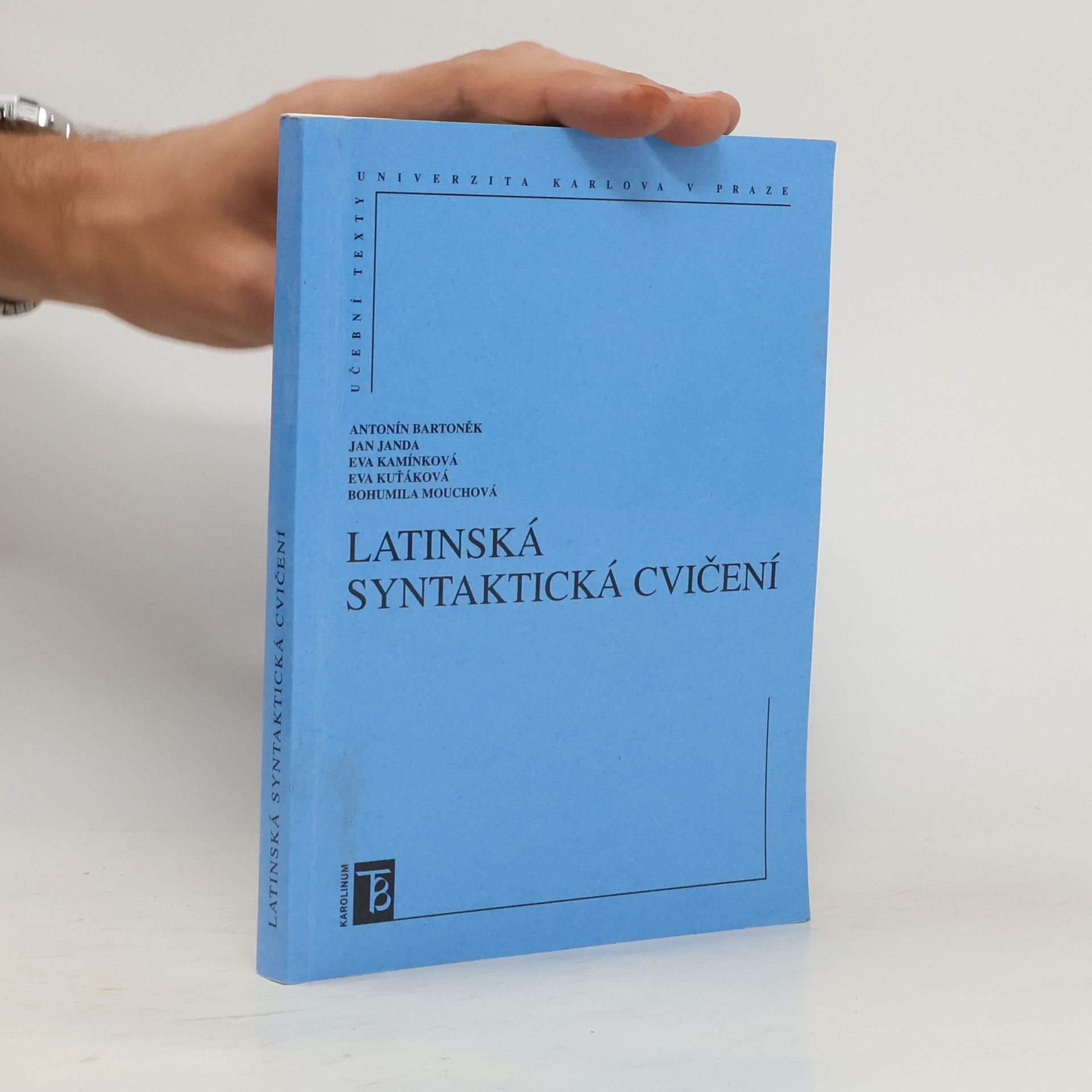 Antonín Bartoněk Latinská syntaktická cvičení
