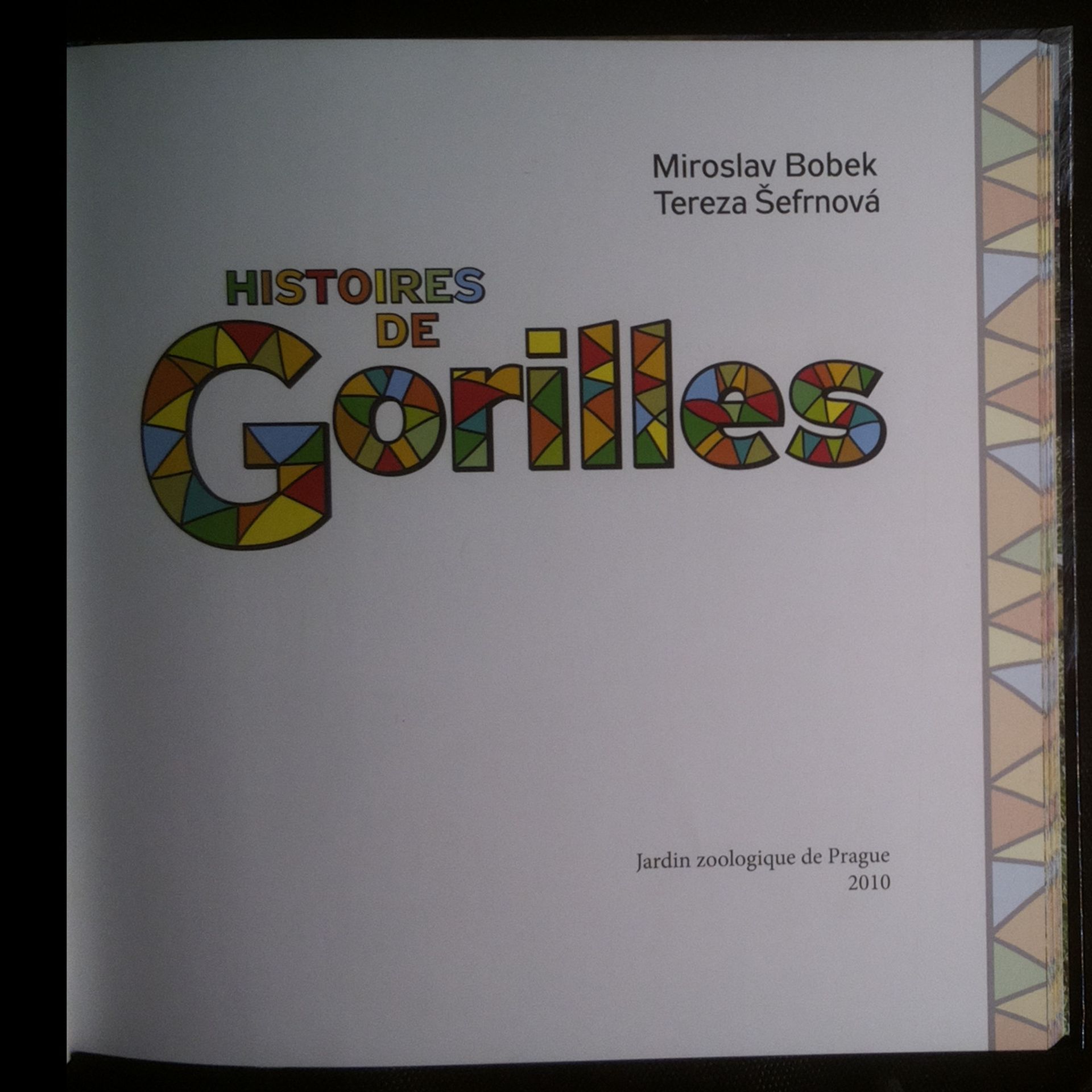 Tereza Šefrnová Histoires de Gorilles
