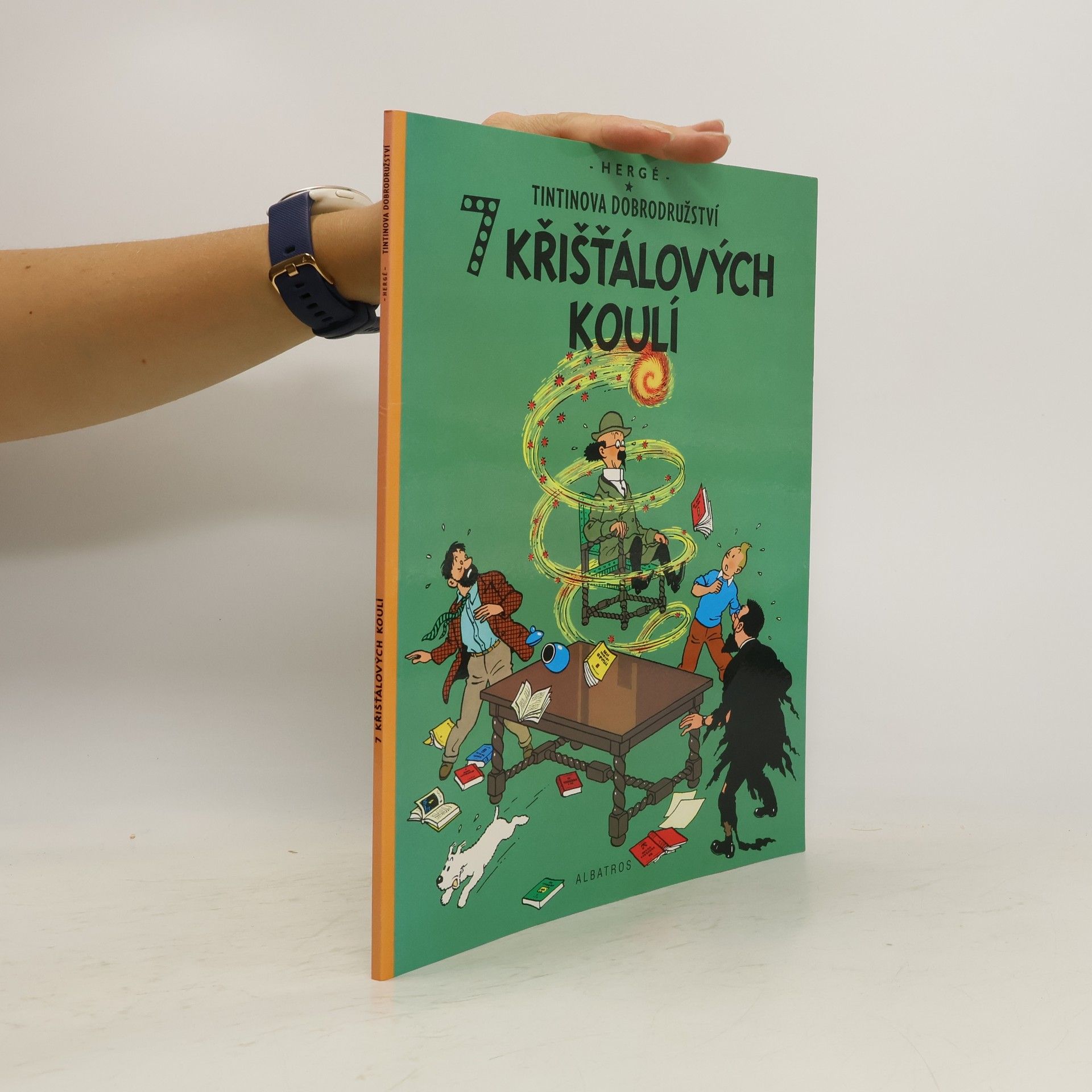 Hergé Tintinova dobrodružství. 7 křišťálových koulí