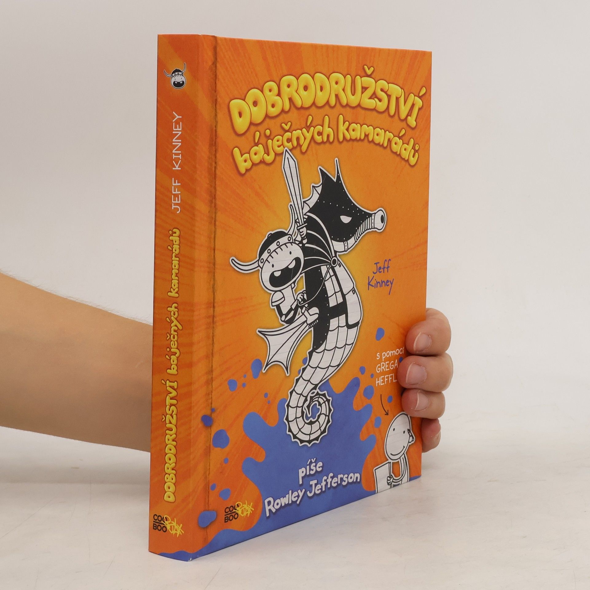 Jeff Kinney Dobrodružství báječných kamarádů. Píše Rowley Jefferson