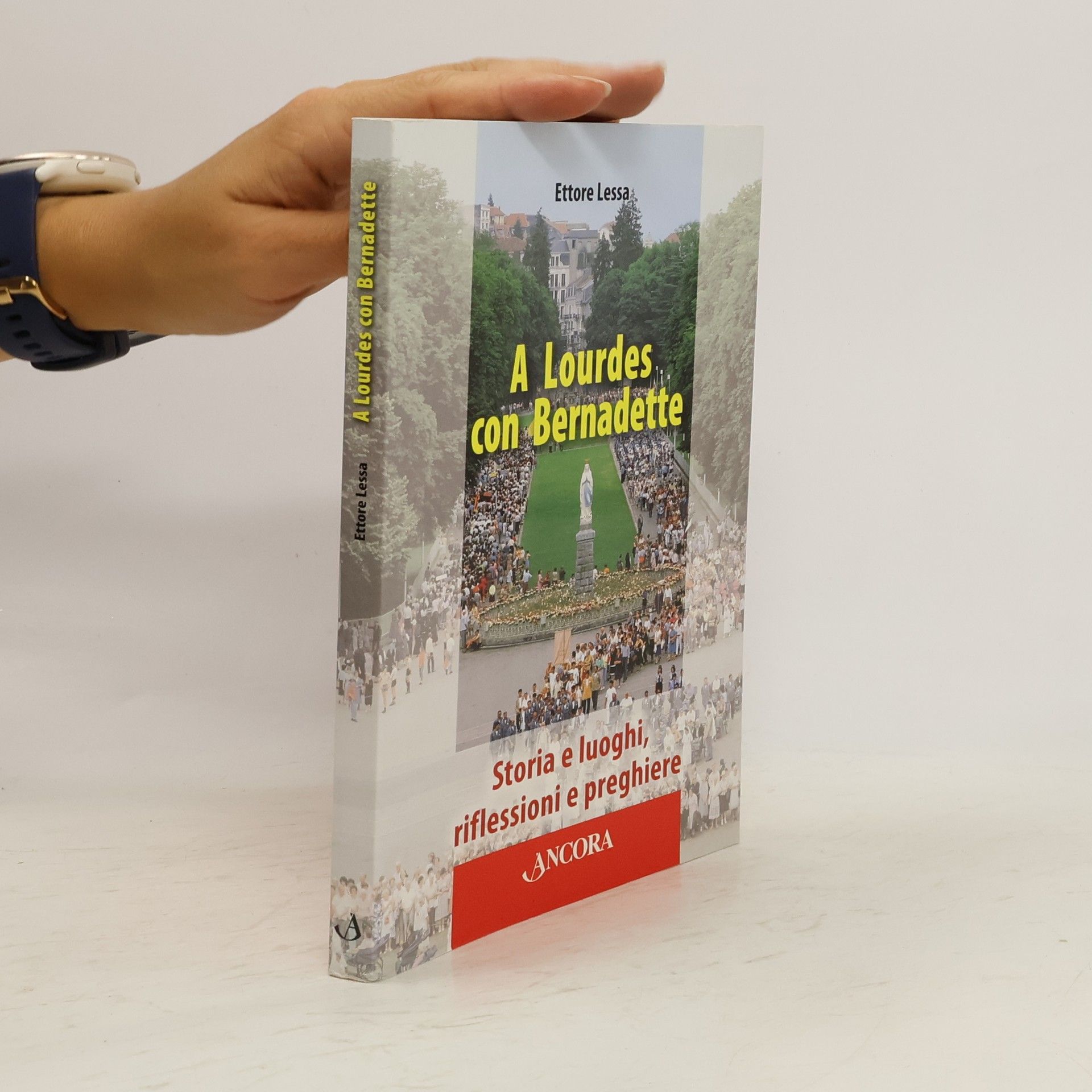 Ettore Lessa A Lourdes con Bernadette