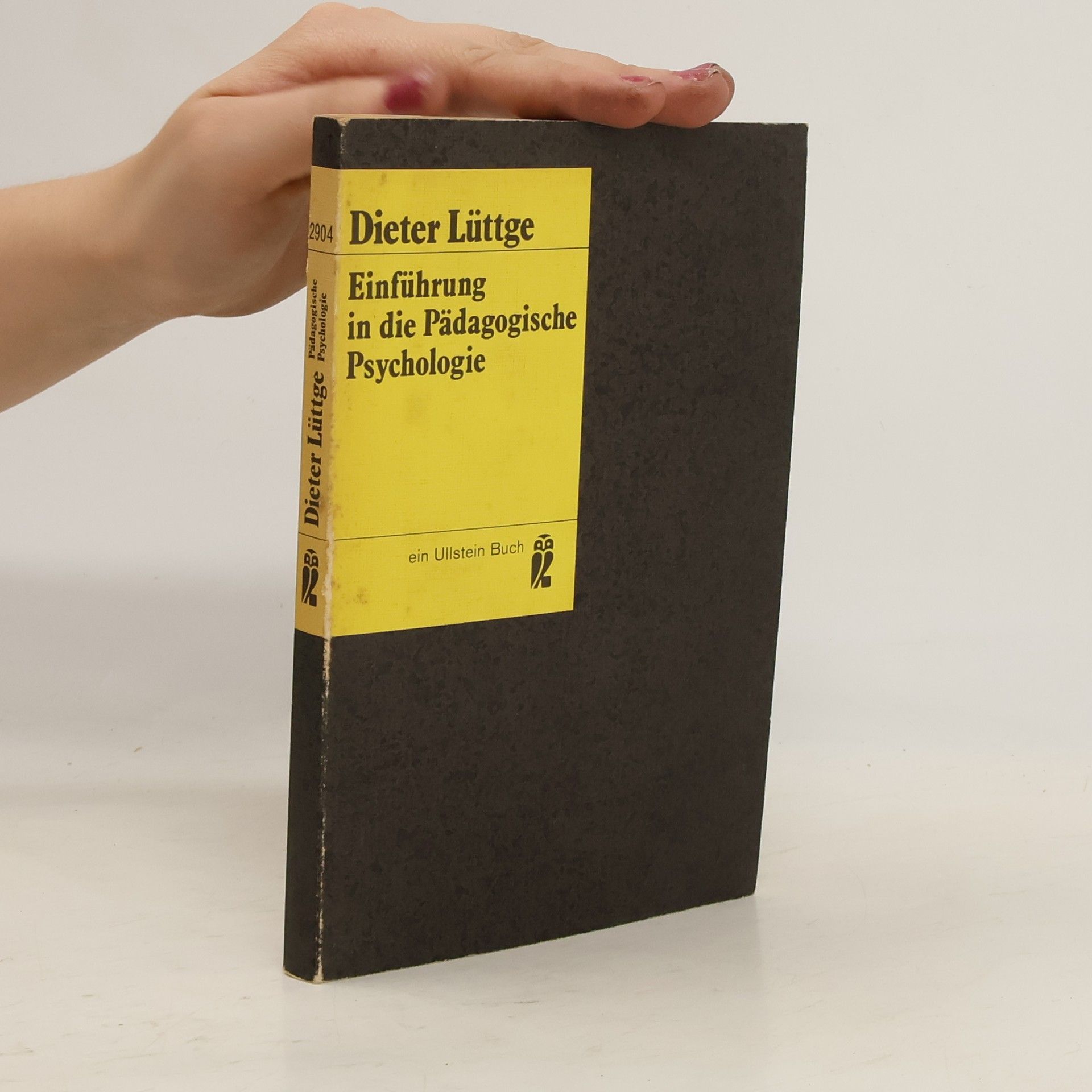 Dieter Lüttge Einführung in die pädagogische Psychologie