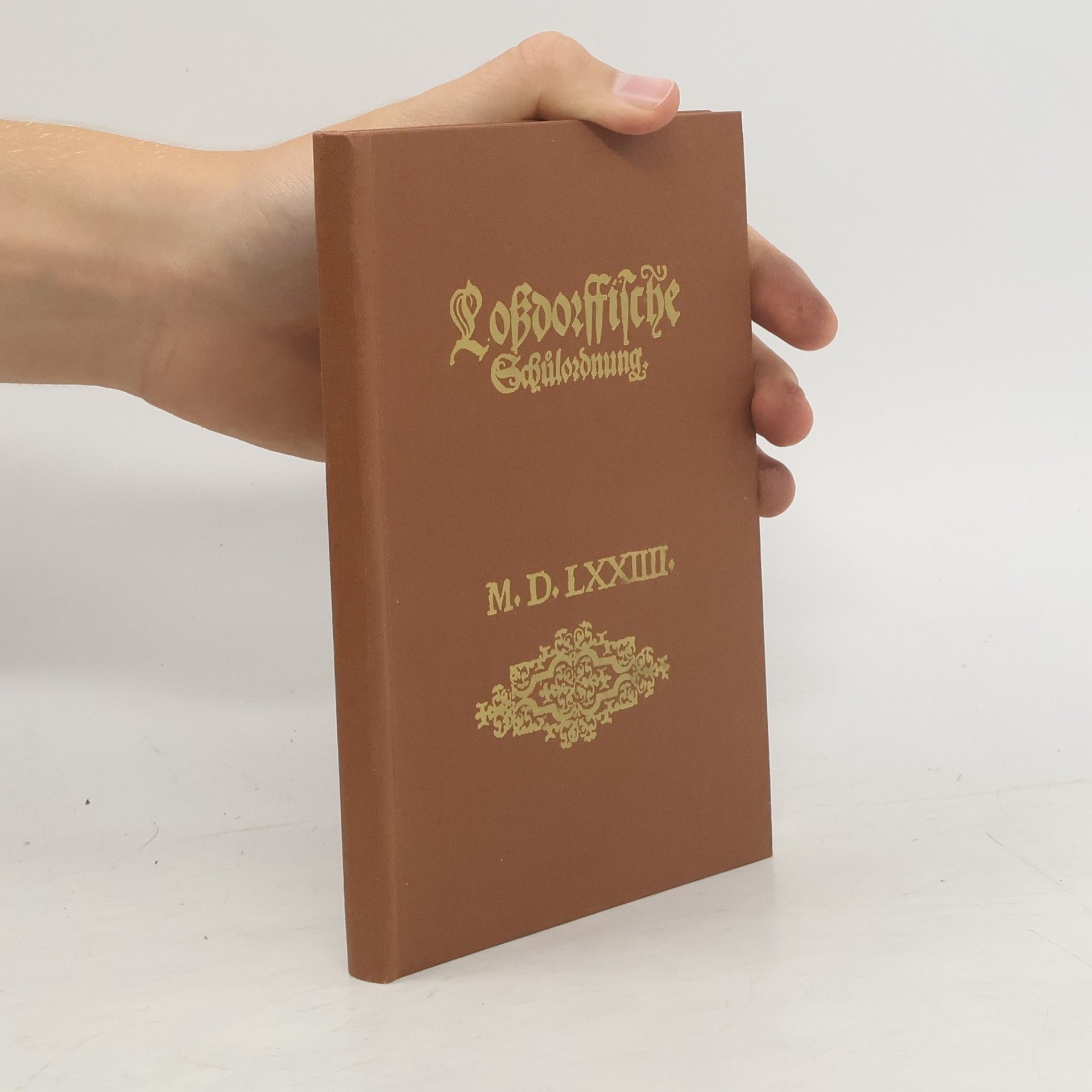 Collectif d'auteurs Loßdorffische Schulordnung