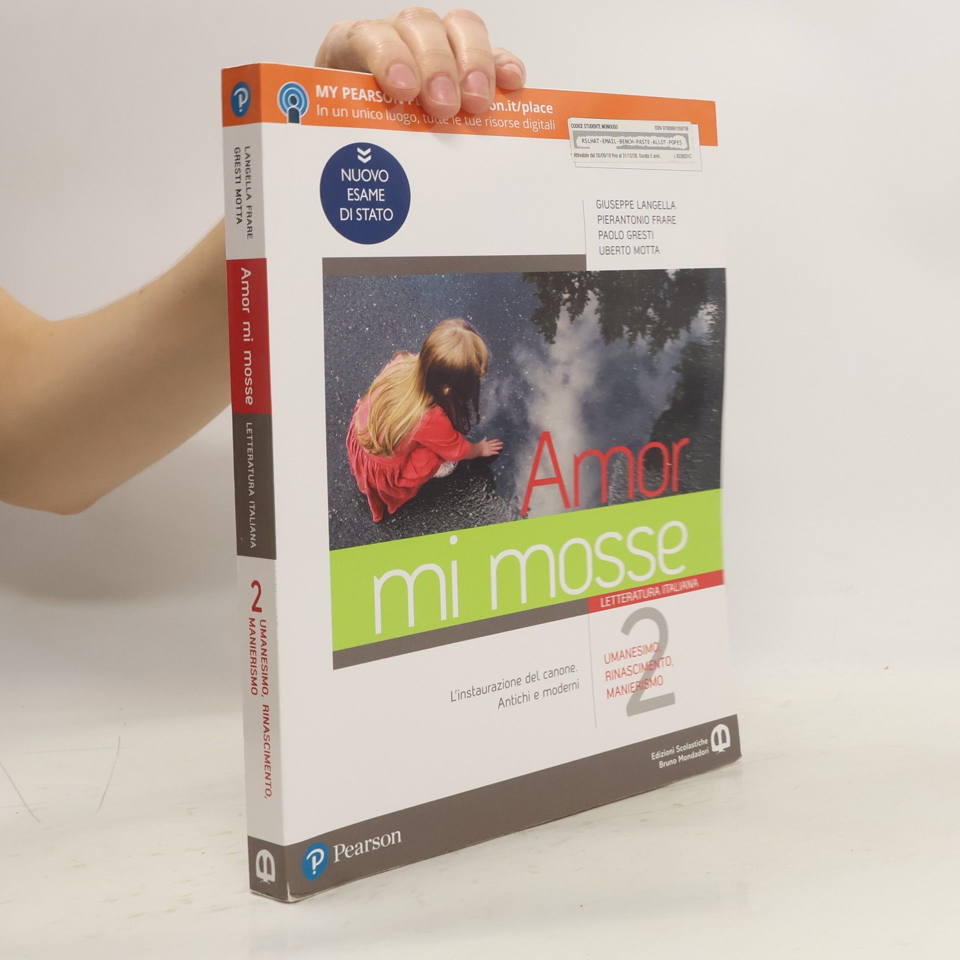Langella Frare Amor mi mosse. Letteratura italiana 2