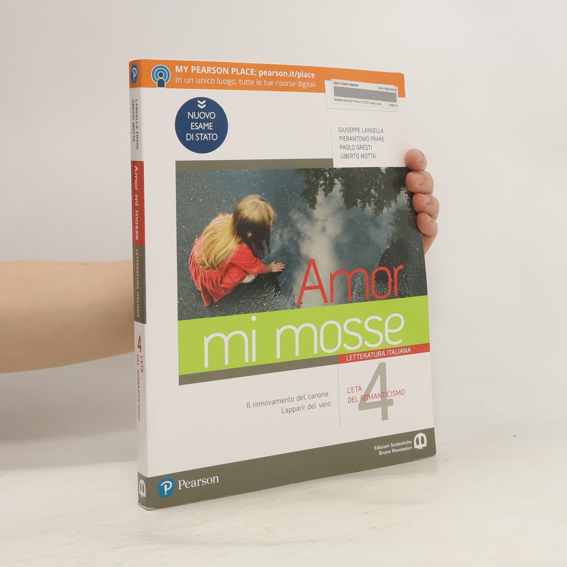 Amor mi mosse. Letteratura italiana 4
