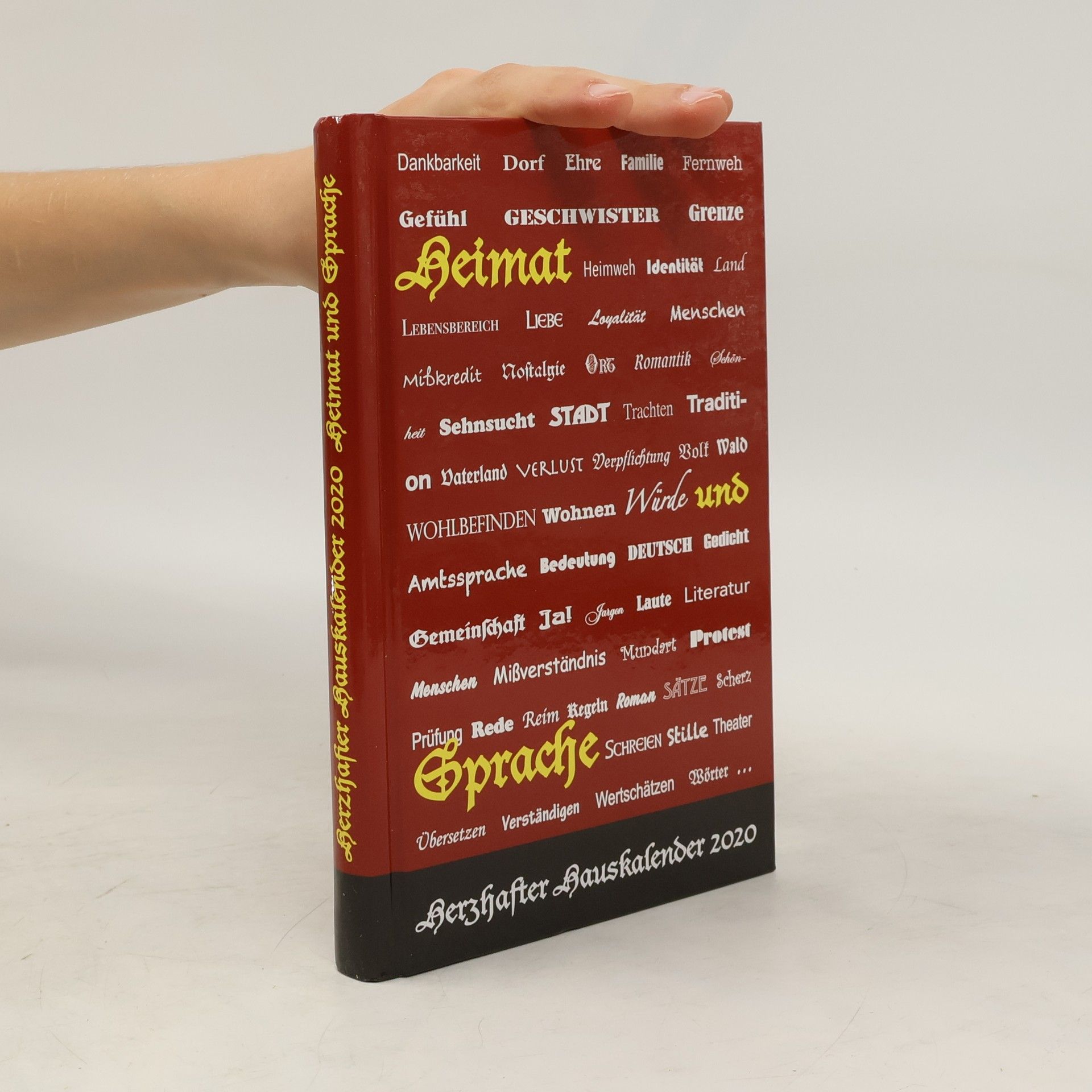 Collectif d'auteurs Herzhafter Hauskalender 2020: Heimat und Sprache