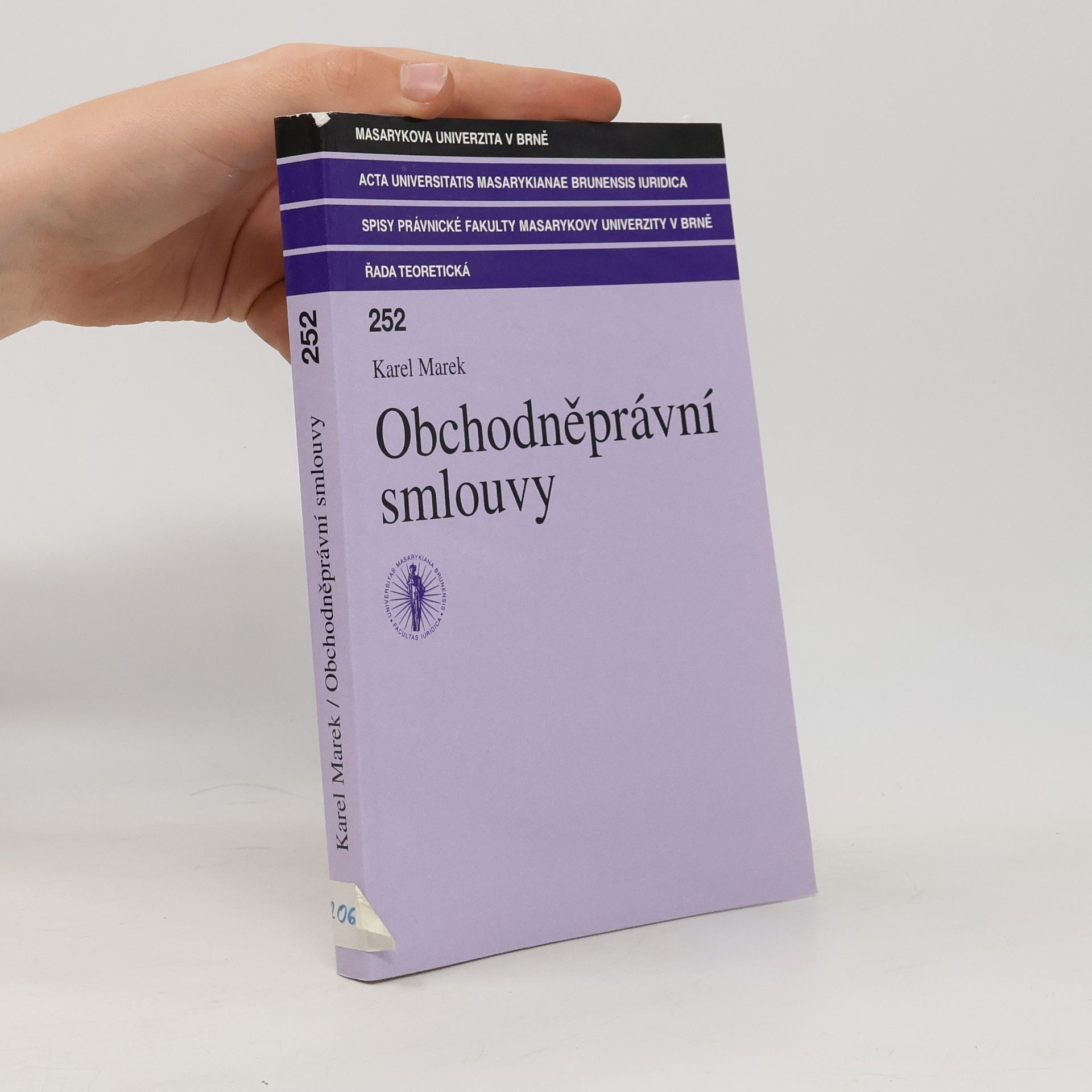 Karel Marek Obchodněprávní smlouvy
