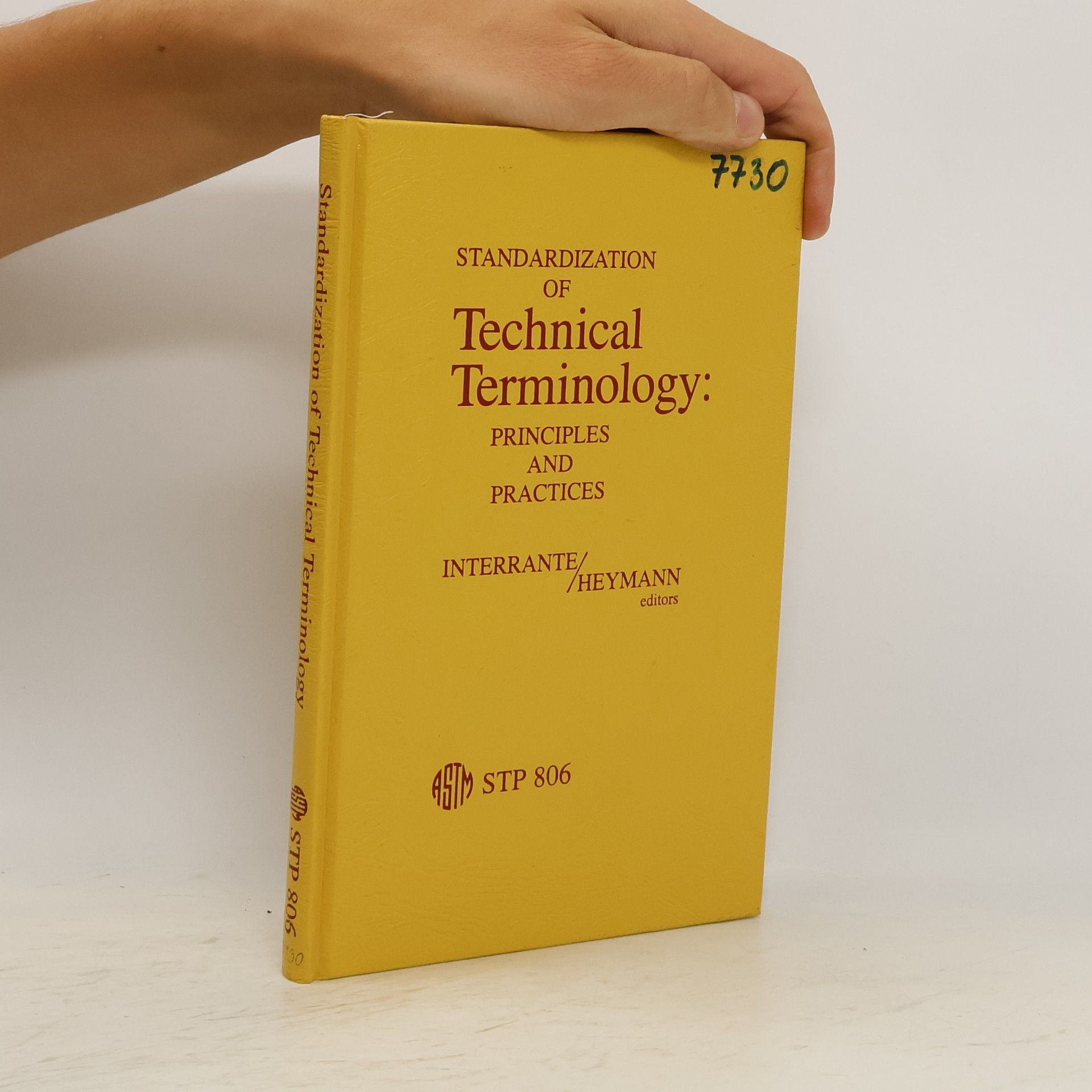 Various authors Standardization of Technical Terminology