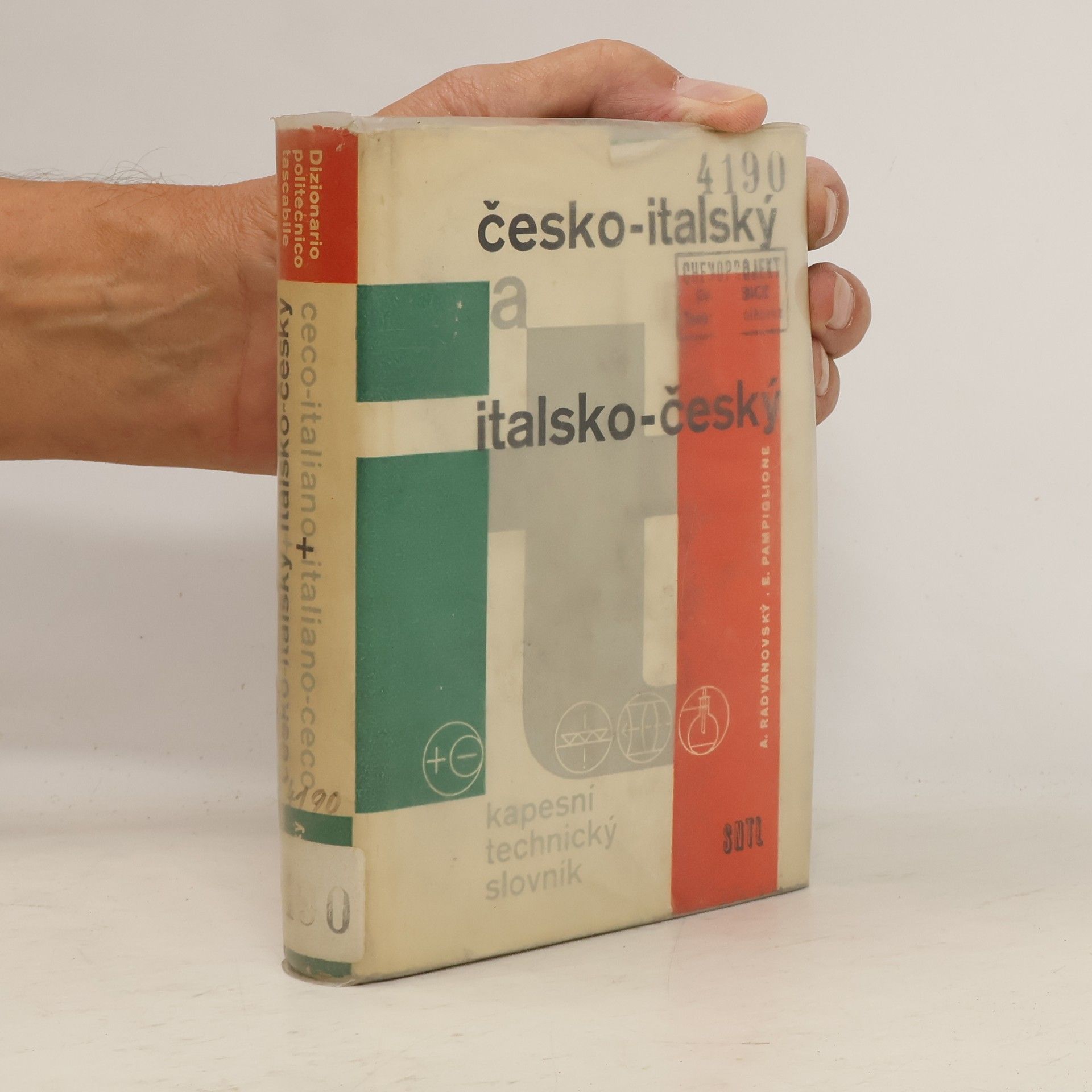 Antonín Radvanovský Česko-italský a italsko-český kapesní technický slovník