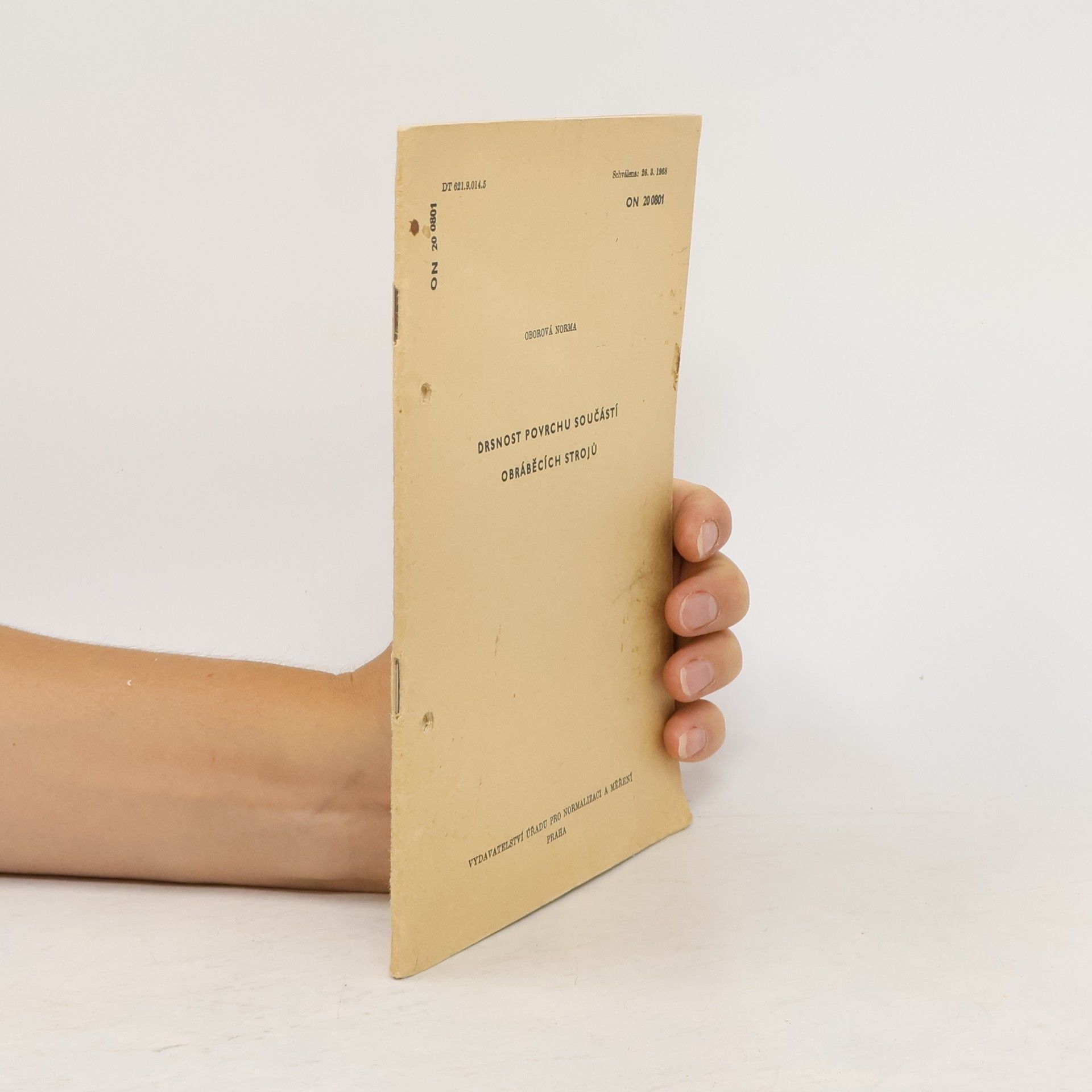 Kolektiv autorů Drsnost povrchu součástí obráběcích strojů