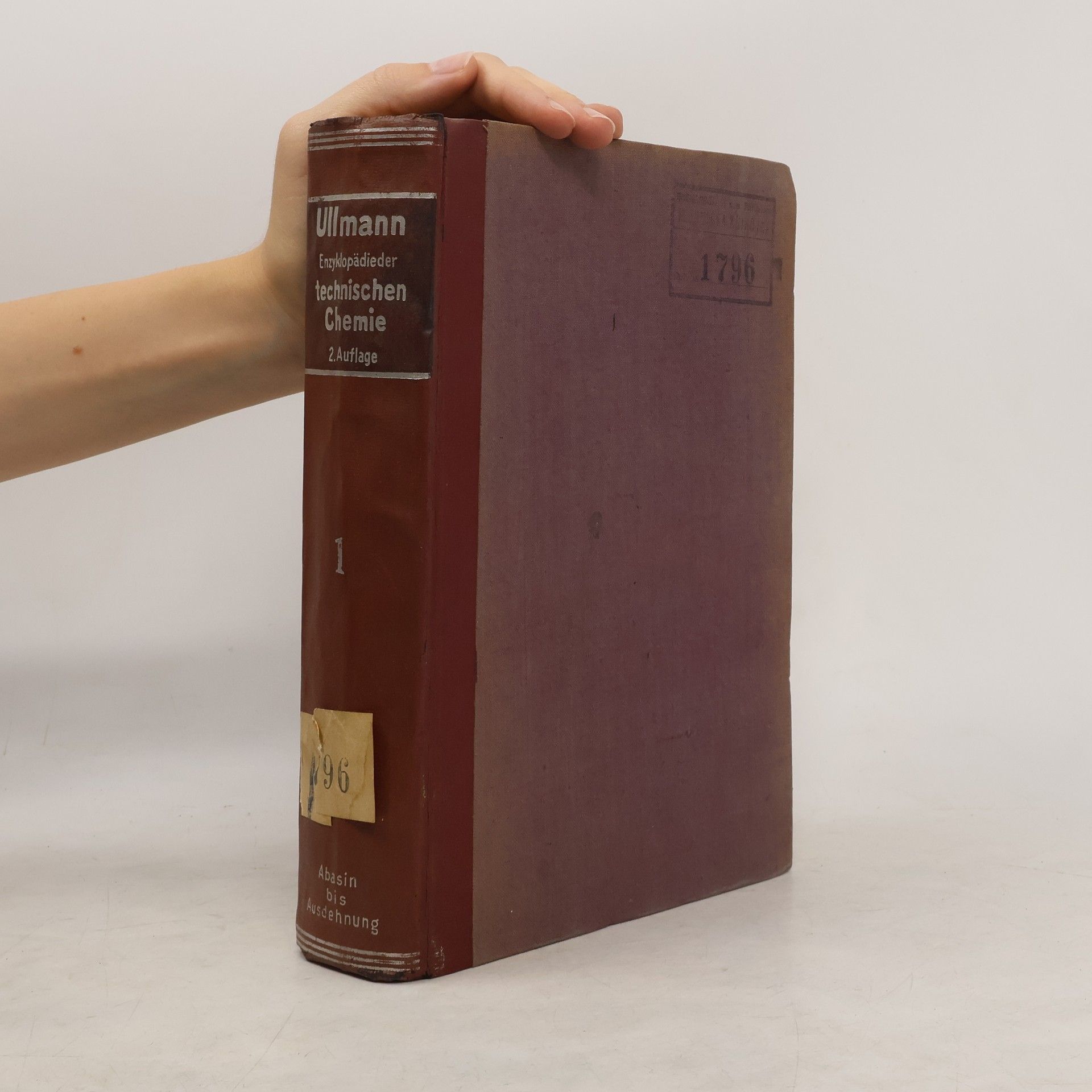 Autores varios Ullmanns Encyklopädie der technischen Chemie 1
