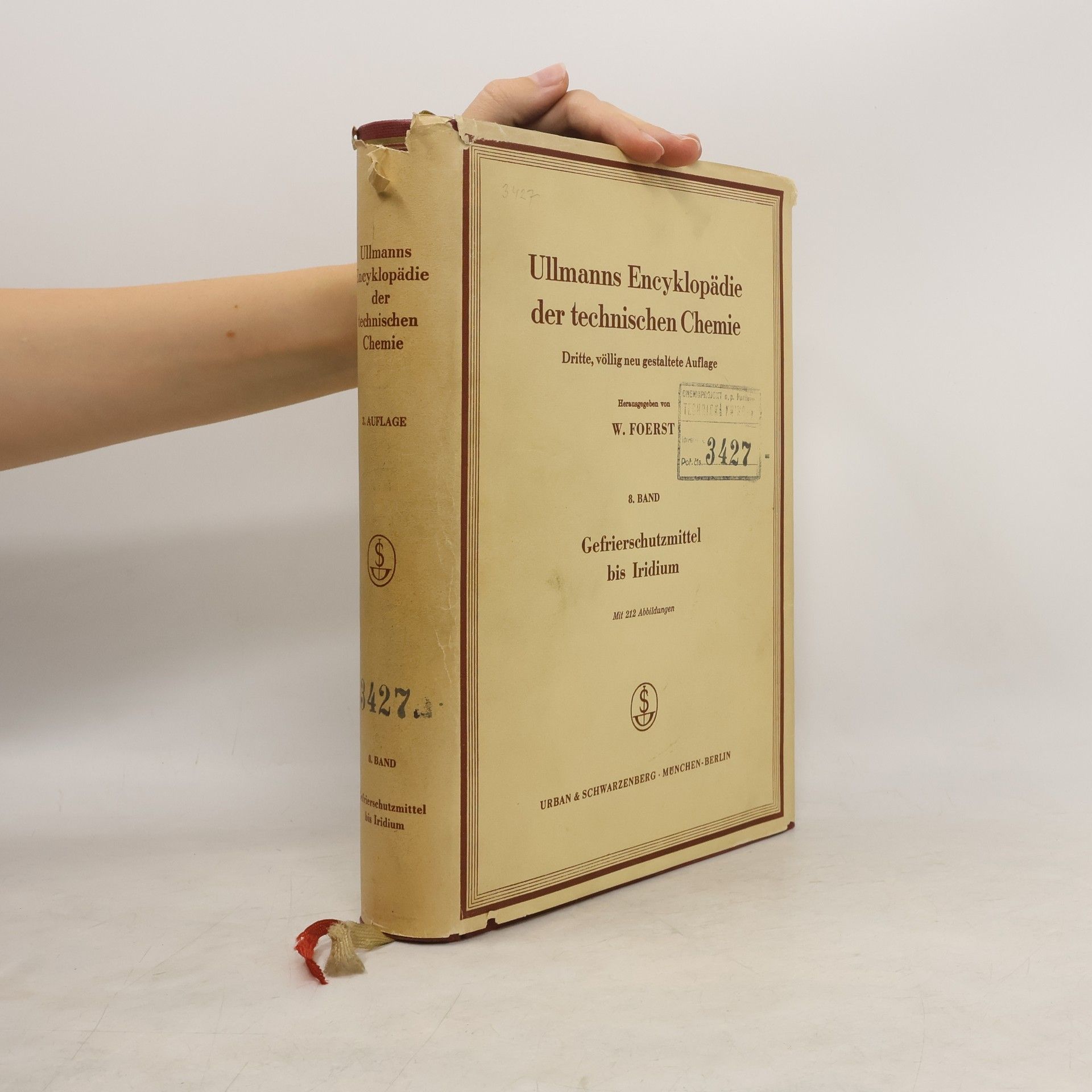 Fritz Ullmann Ullmanns Encyklopädie der technischen Chemie 8