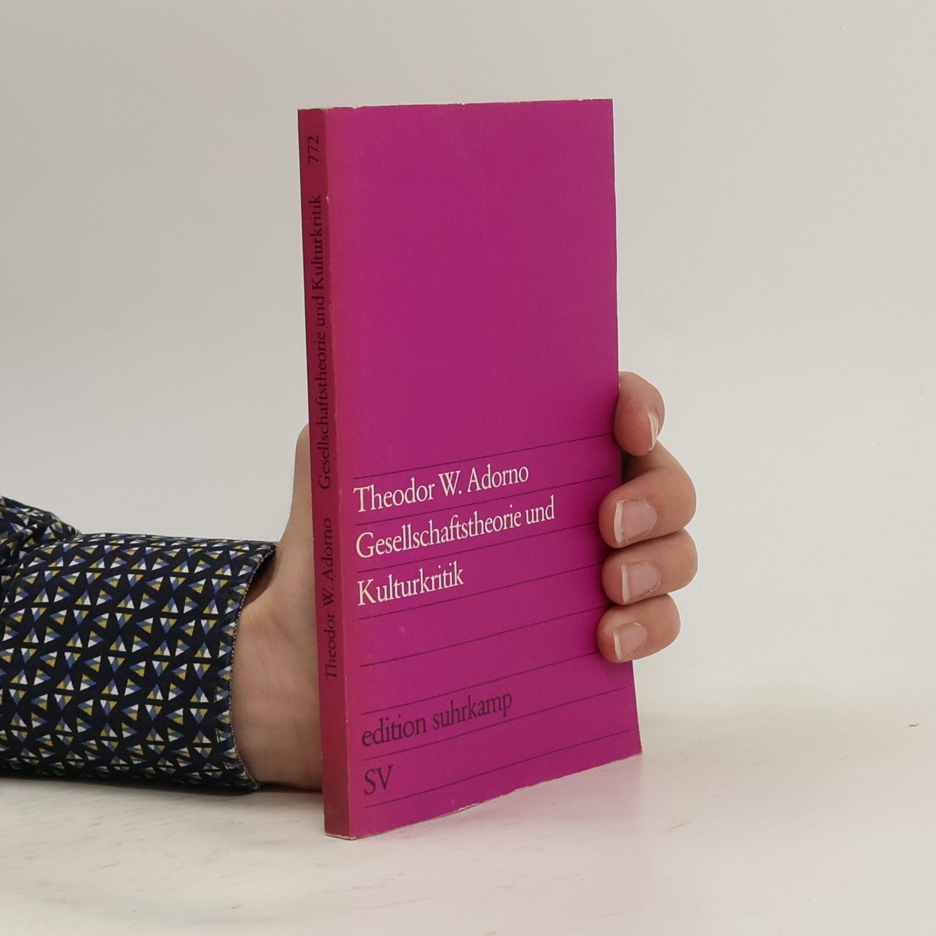 Theodor W. Adorno Gesellschaftstheorie und Kulturkritik