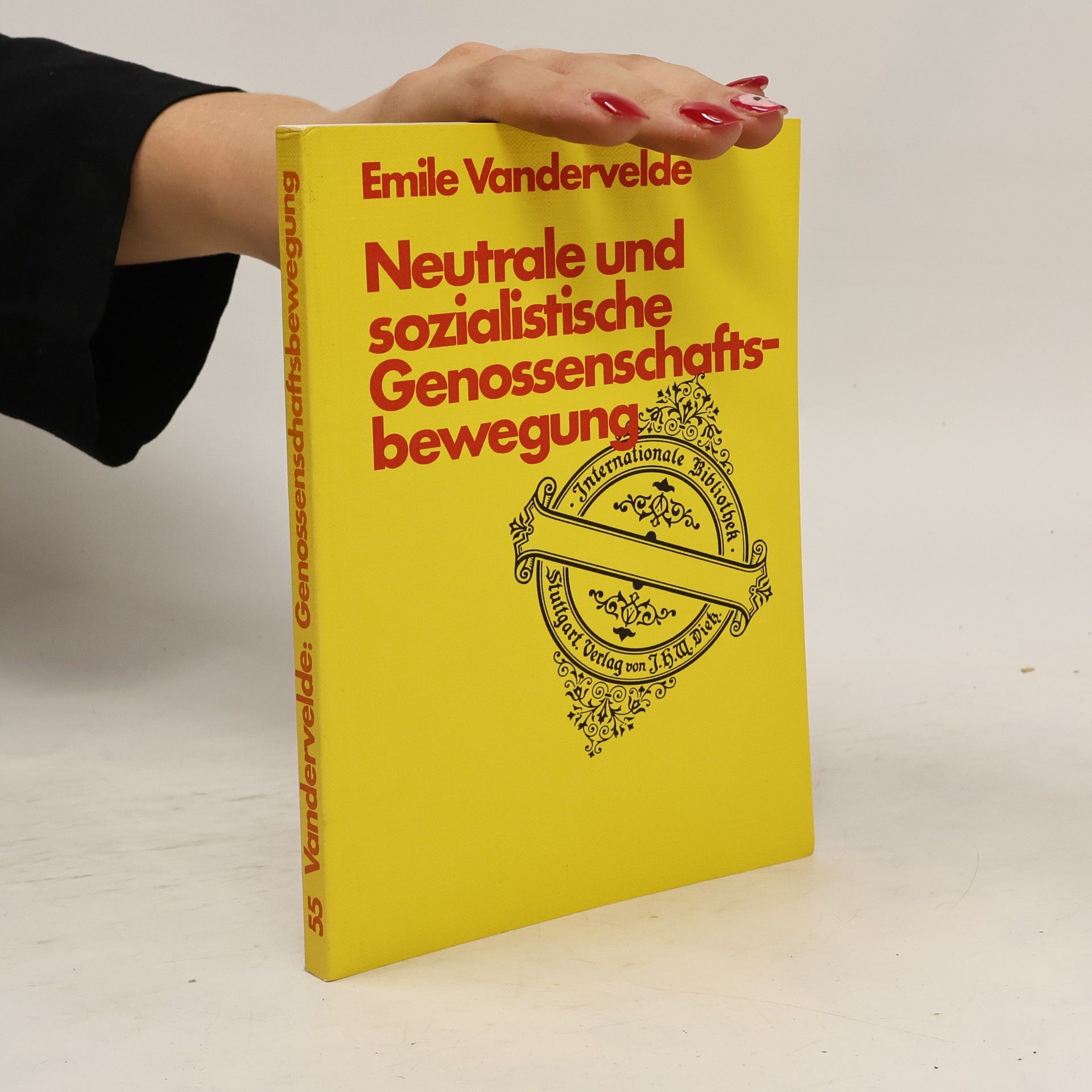 Emile Vandervelde Neutrale und sozialistische Genossenschaftsbewegung