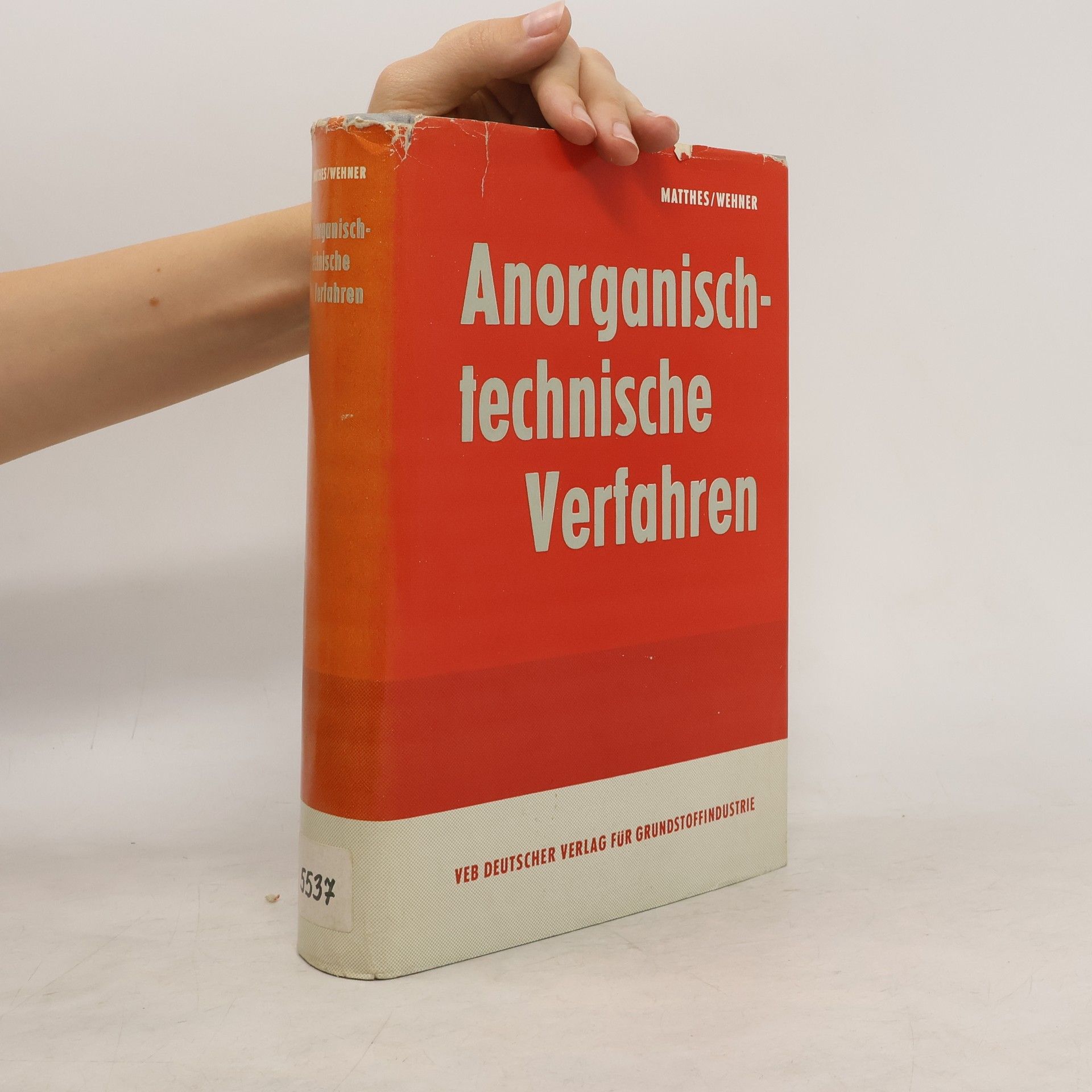 Franz Matthes Anorganisch-technische Verfahren