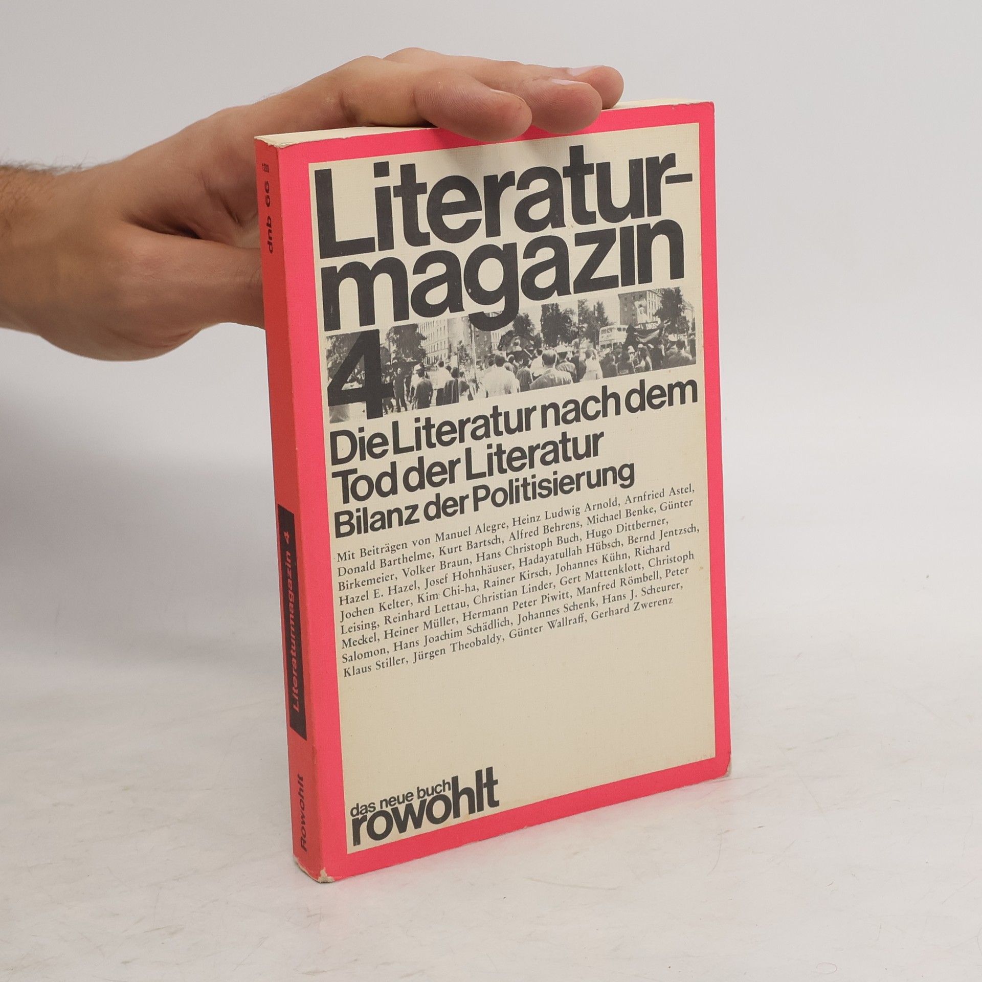 Hans Christoph Buch Die Literatur nach dem Tod der Literatur
