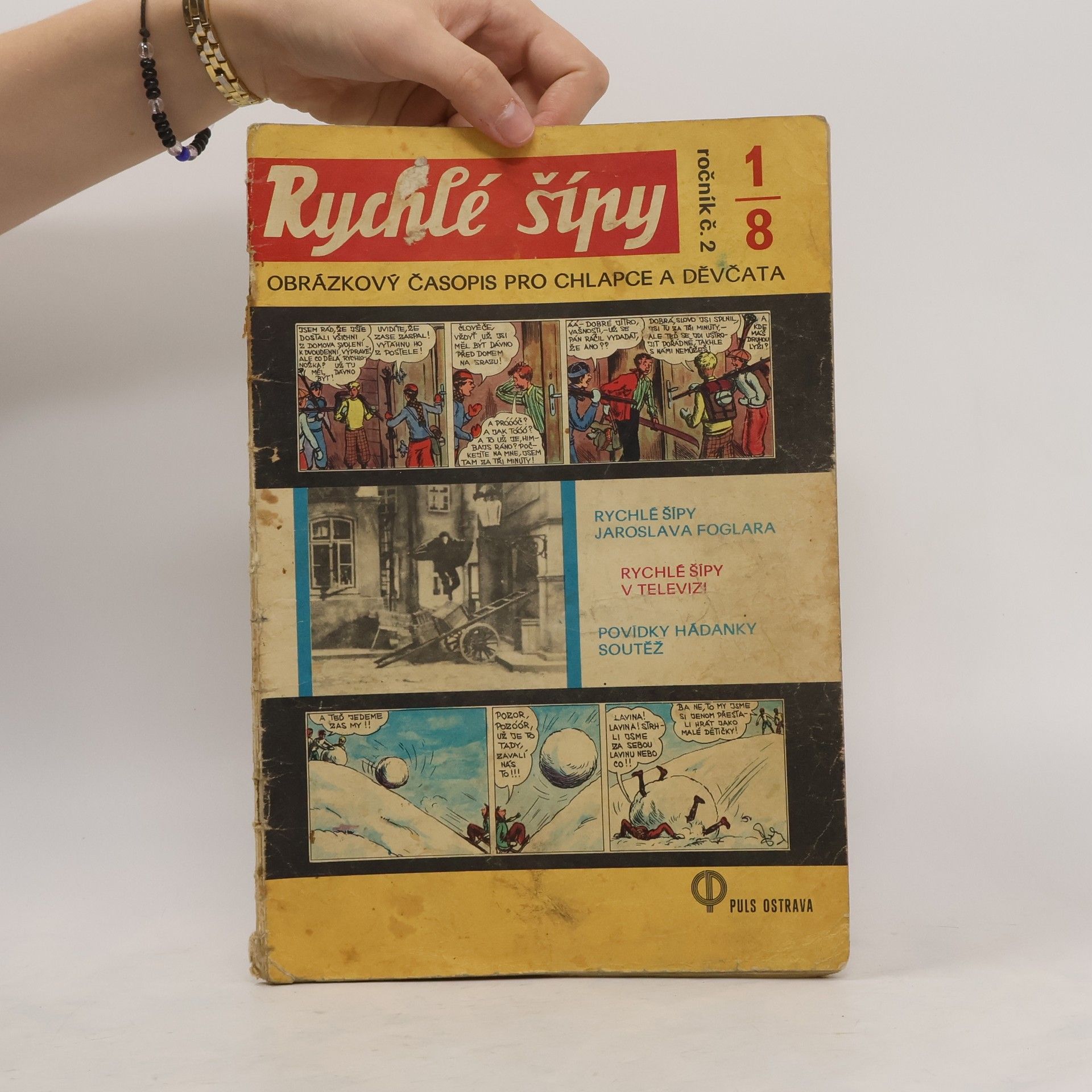 Jaroslav Foglar Rychlé šípy. Ročník II. Číslo 8.