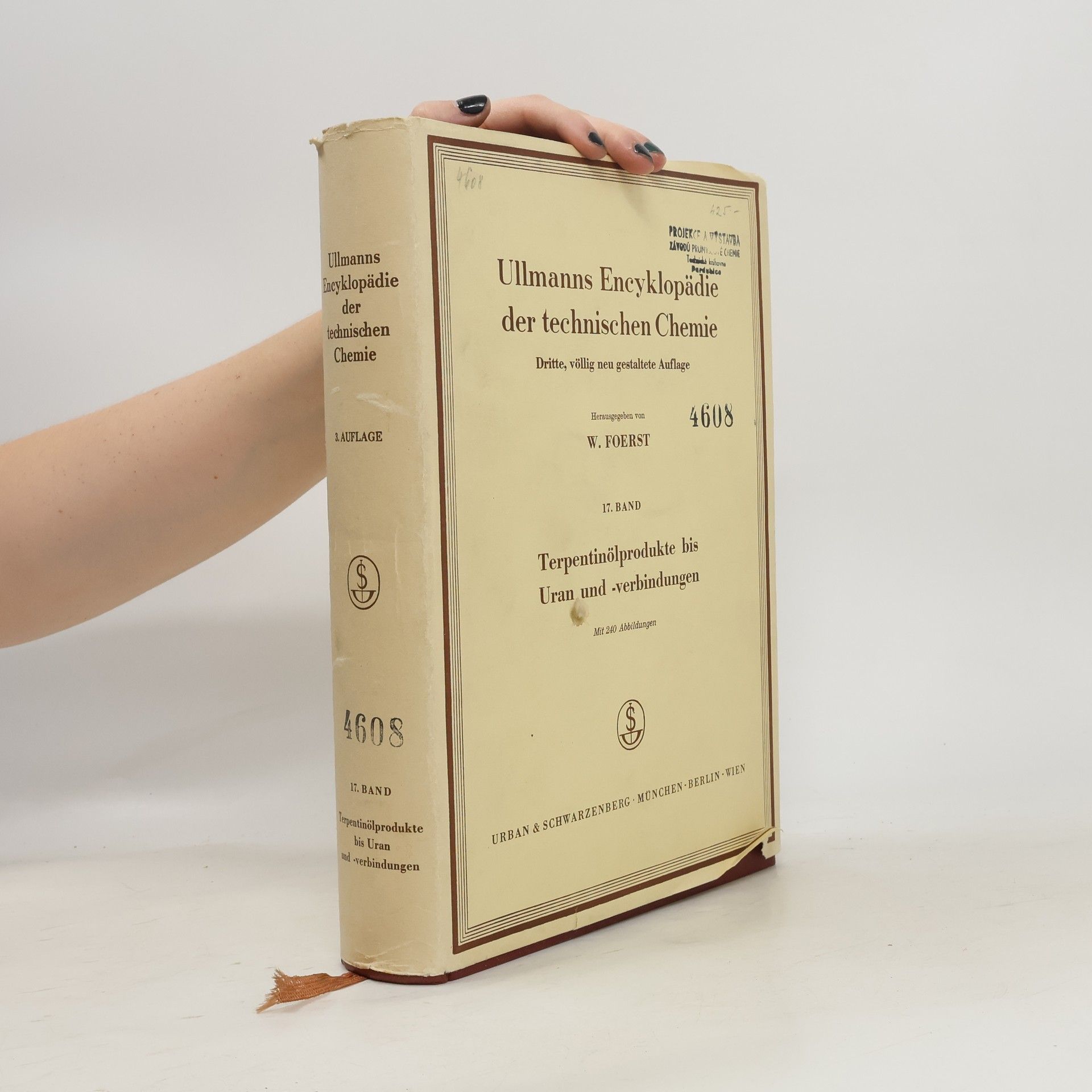 Wilhelm Foerst Ullmanns Encyklopädie der technischen Chemie 17