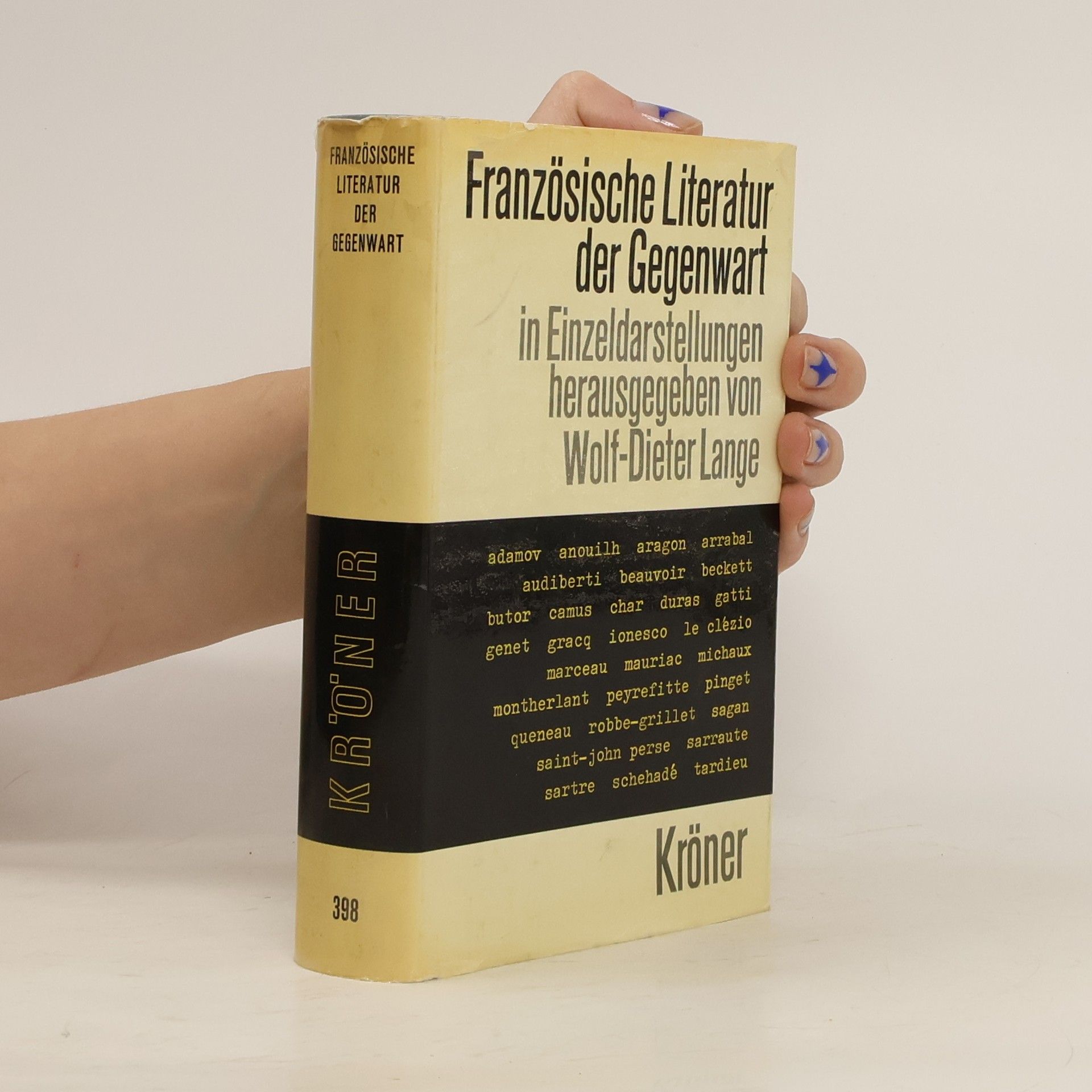 Wolf Dieter Lange Französische Literatur der Gegenwart