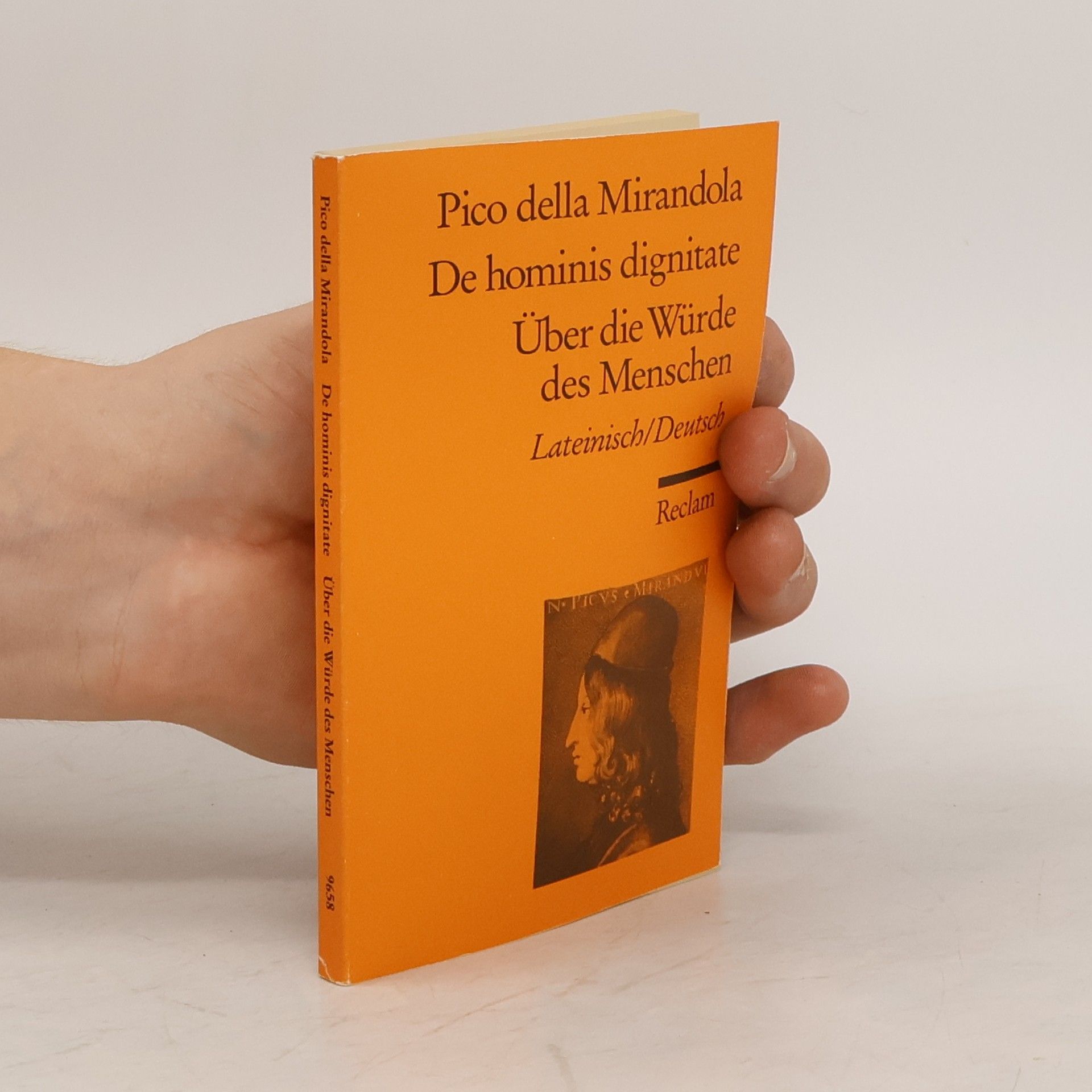 Giovanni Pico della Mirandola Oratio de hominis dignitate