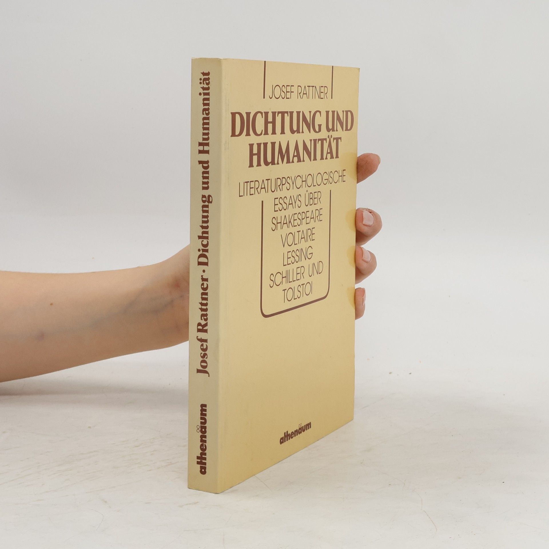 Josef Rattner Dichtung und Humanität