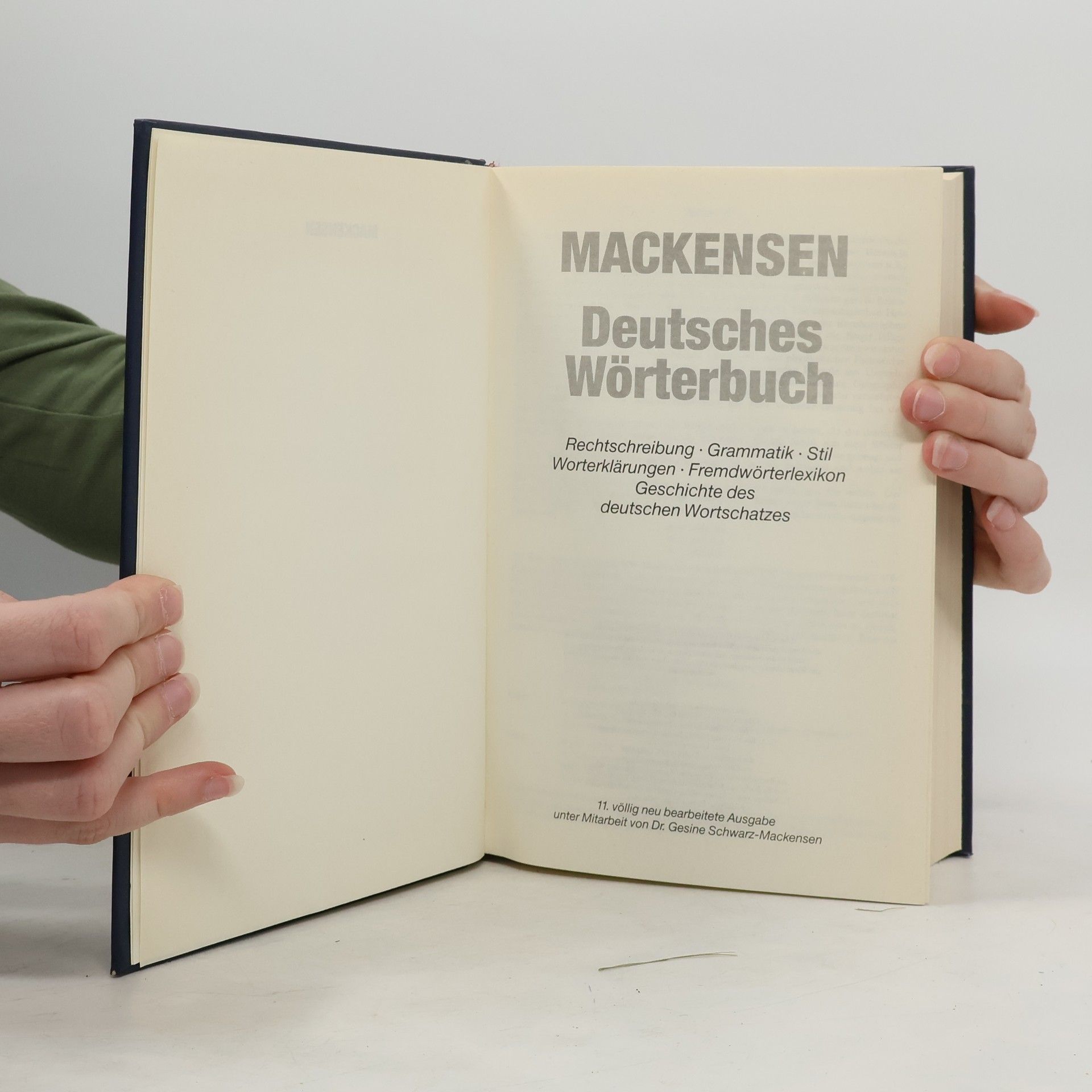 Autorenkollektiv Mackensen Deutsches Wörterbuch