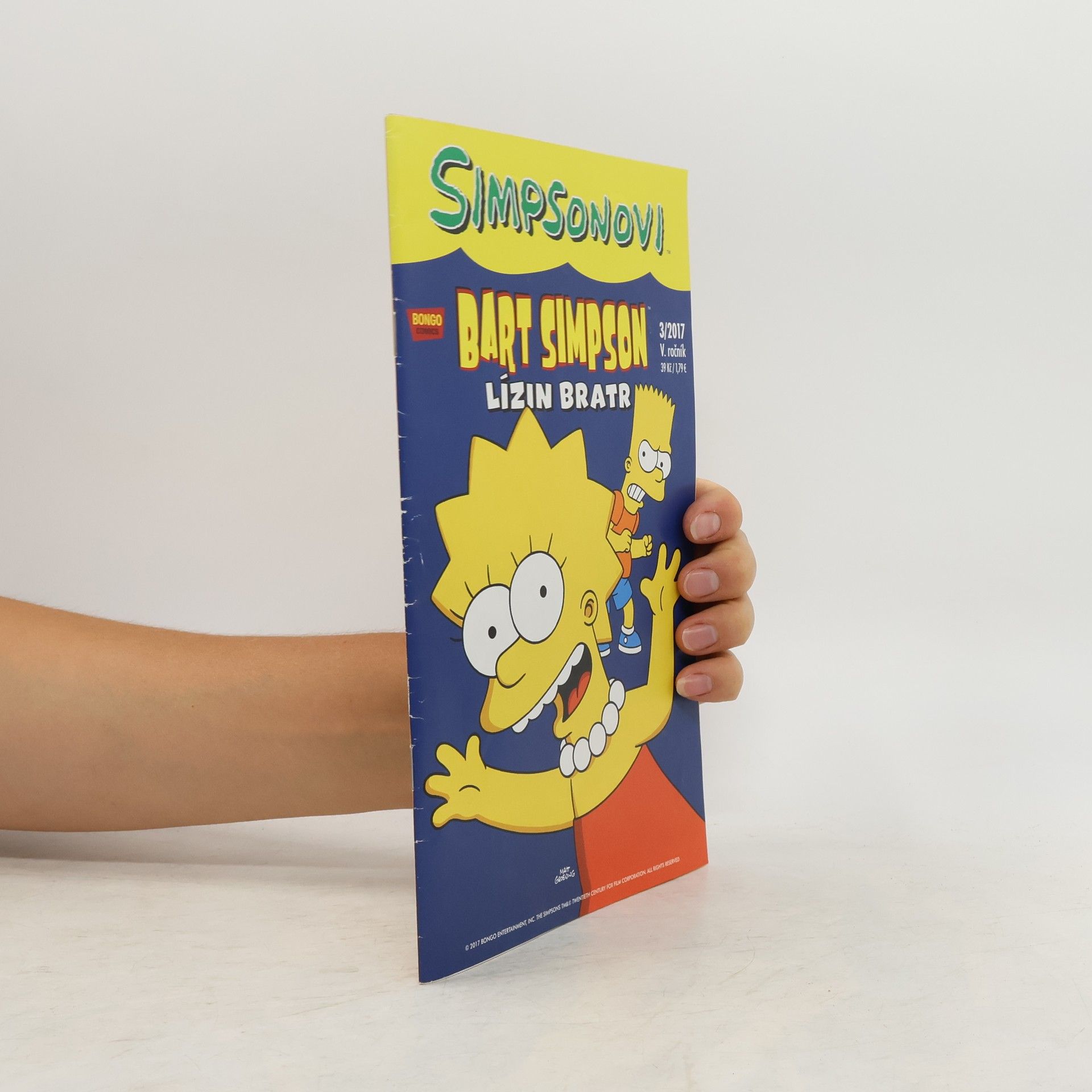 James W. Bates Bart Simpson 03/2017: Lízin bratr