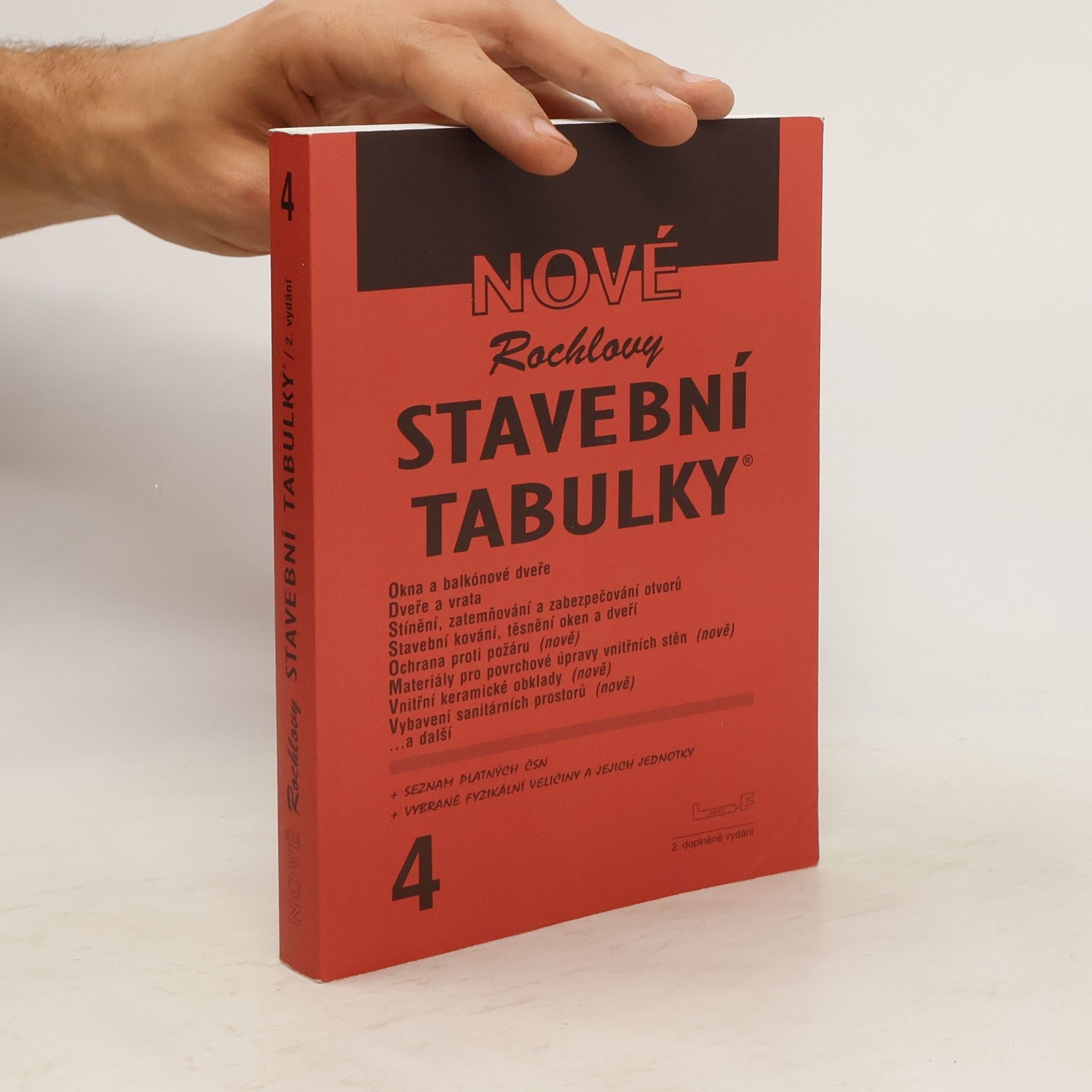 Jolana Slavíčková Nové Rochlovy stavební tabulky, 1. díl.