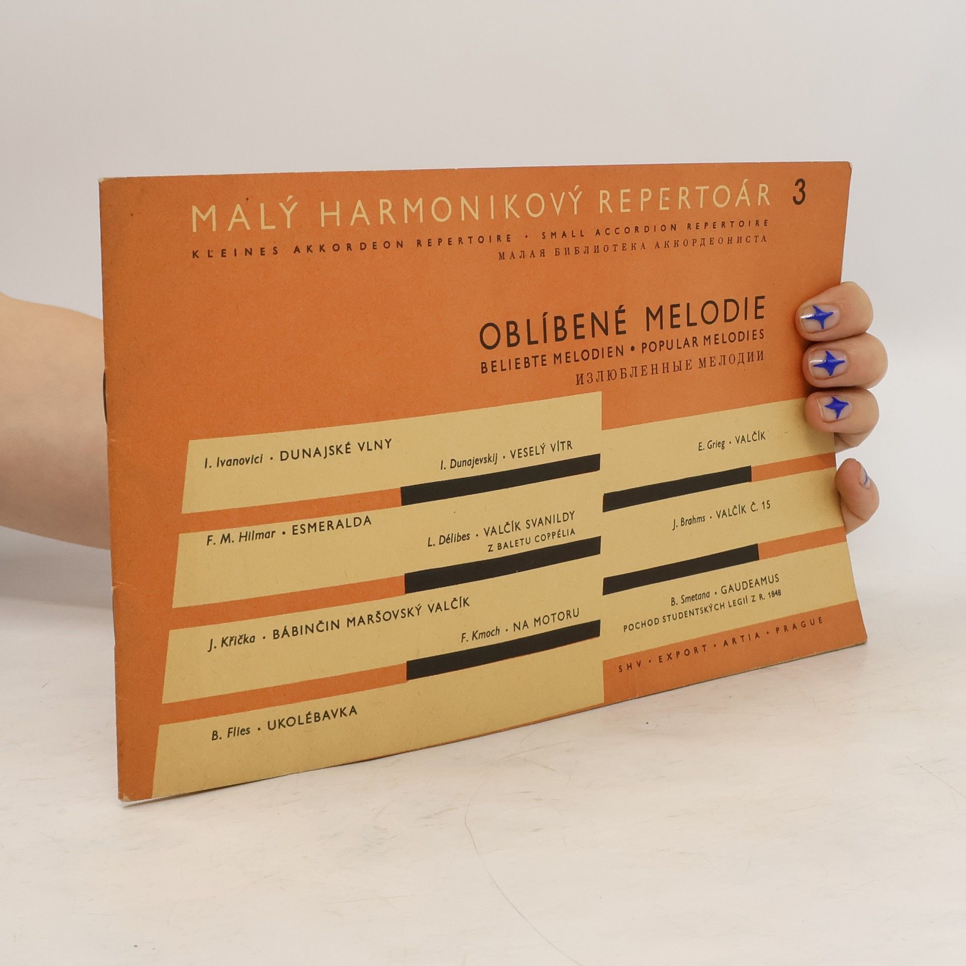 Kolektiv autorů Malý harmonikový repertoár 3. Oblíbené melodie