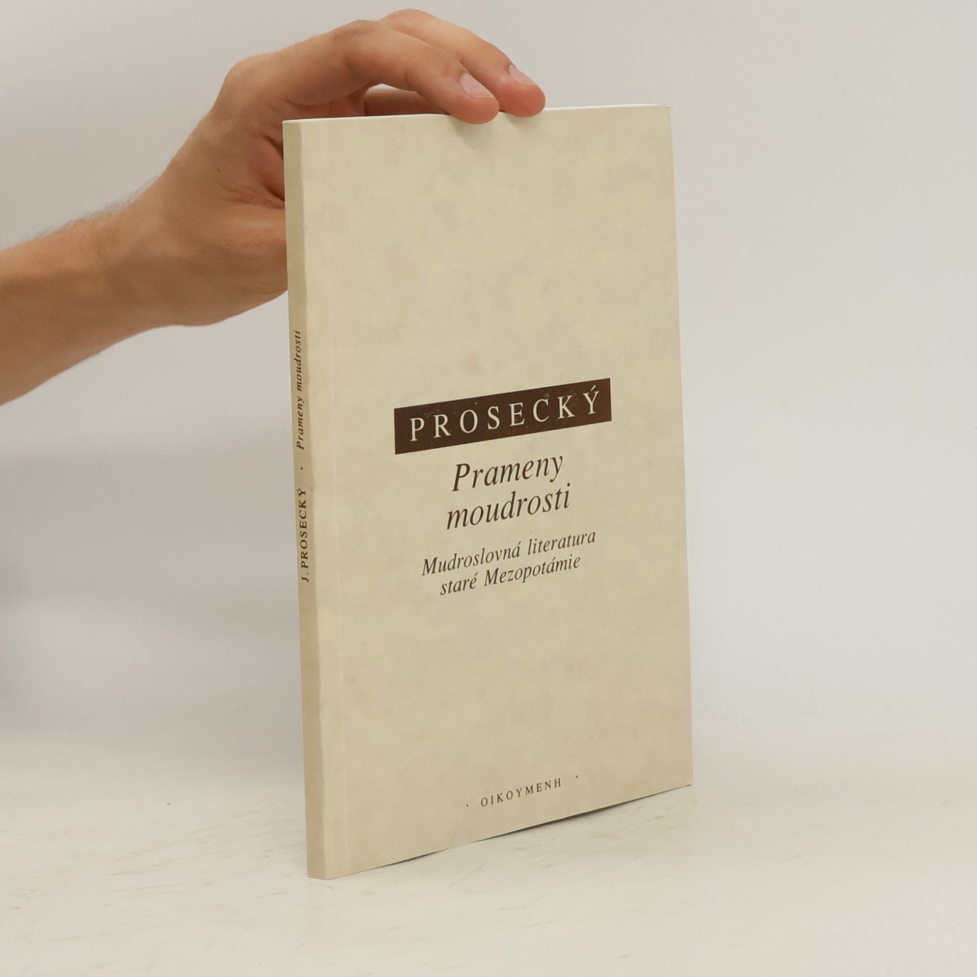Jiří Prosecký Prameny moudrosti. Mudroslovná literatura staré Mezopotámie