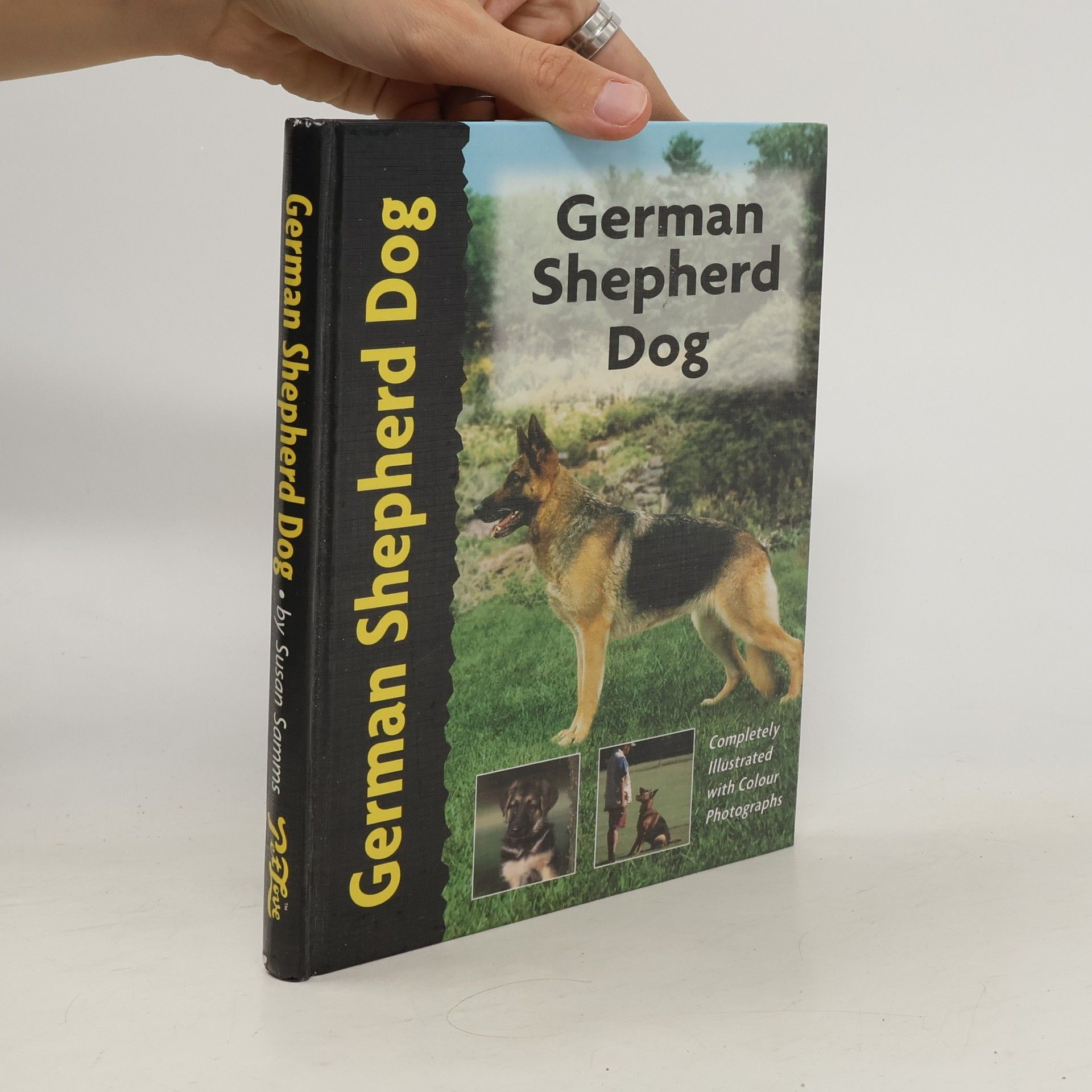 Susan Samms German shepherd dog